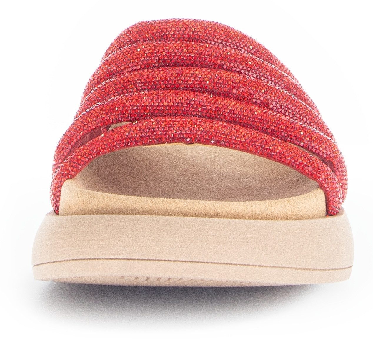 Gabor Pantolette, Plateau, Sommerschuh, Schlappen in funkelnder Optik
