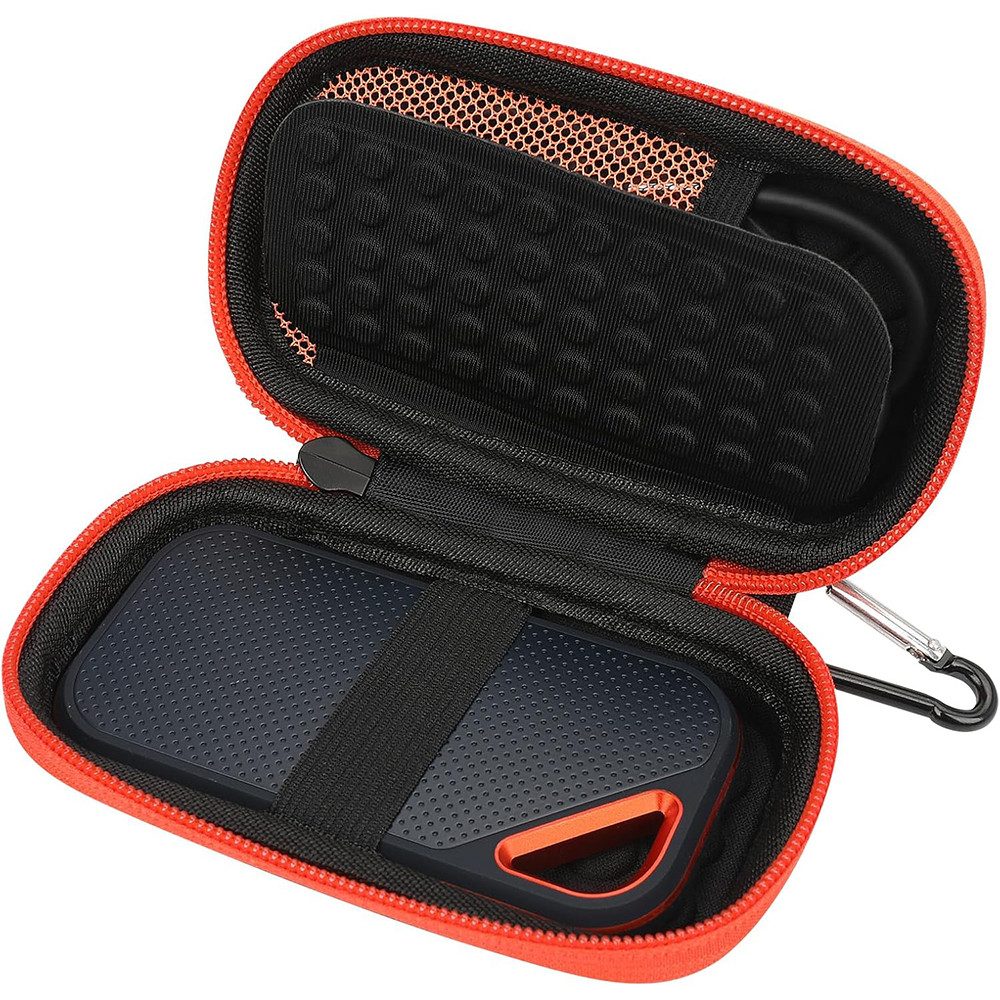 NUODWELL Festplattentasche Tasche Hülle für SanDisk Extreme PRO, Hart Reise Tragen Etui Case, Für SanDisk Extreme PRO/SanDisk Extreme Portable SSD Festplatte