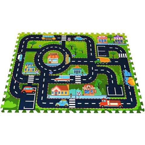 Knorrtoys® Puzzle Straße, 12 Puzzleteile, Puzzlematte, Bodenpuzzle