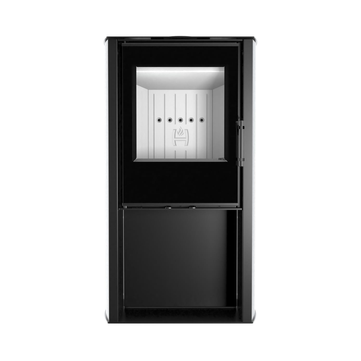 Hitze Kaminofen HITZE Cane S Kaminofen 6,5 kW – moderner Holzofen, EcoDesign 2022