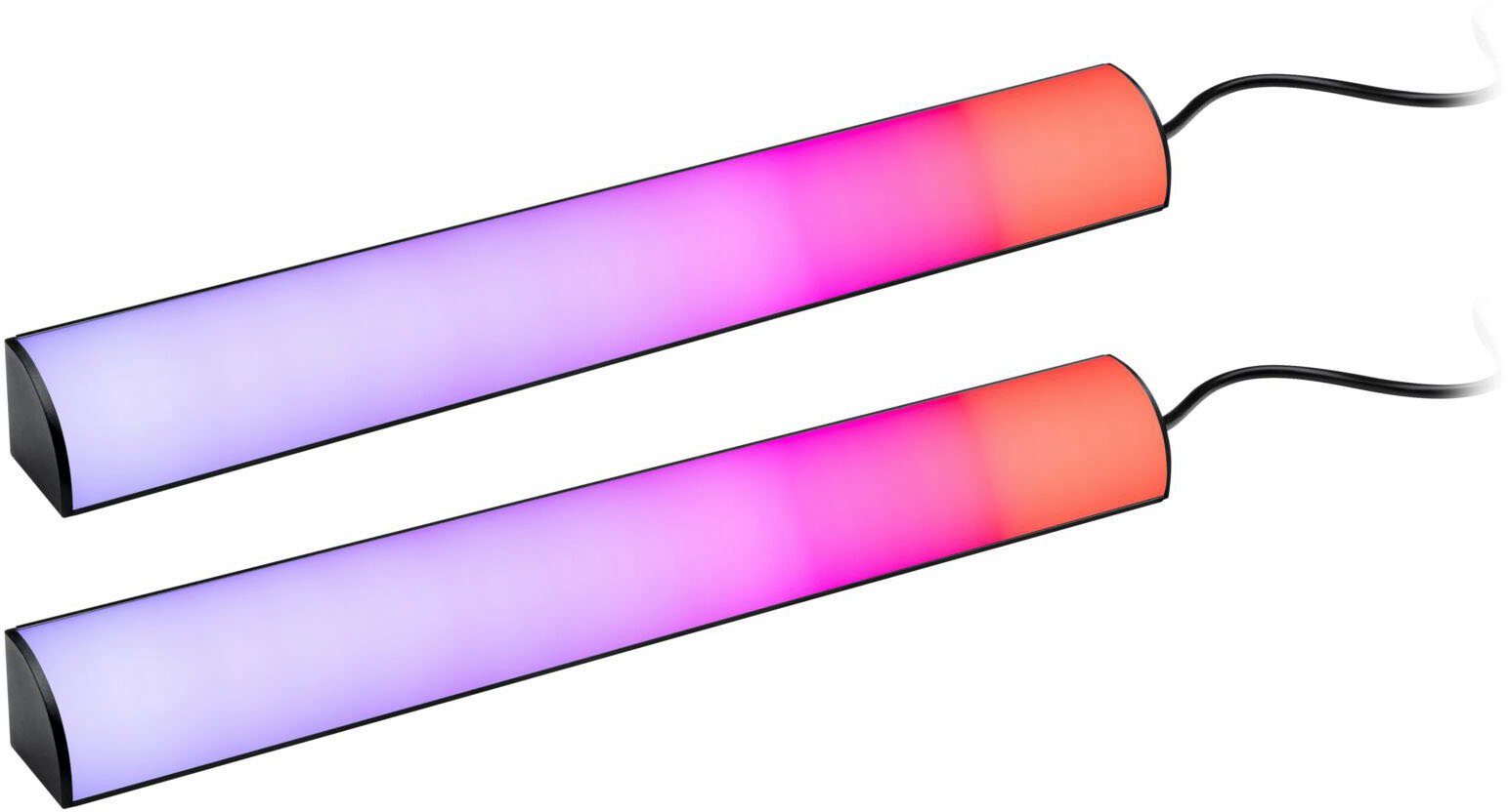 RGB 2-flammig Lightbar 2x0,6W 30x30mm LED-Streifen Rainbow 2x24lm, Dynamic Paulmann EntertainLED