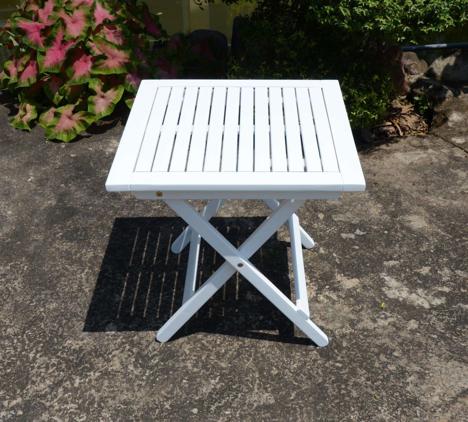 Klapptisch Pleasure quadratisch Holztisch Tisch (1-St), Gartentisch Gartentisch GILBERT Garden Balkontisch