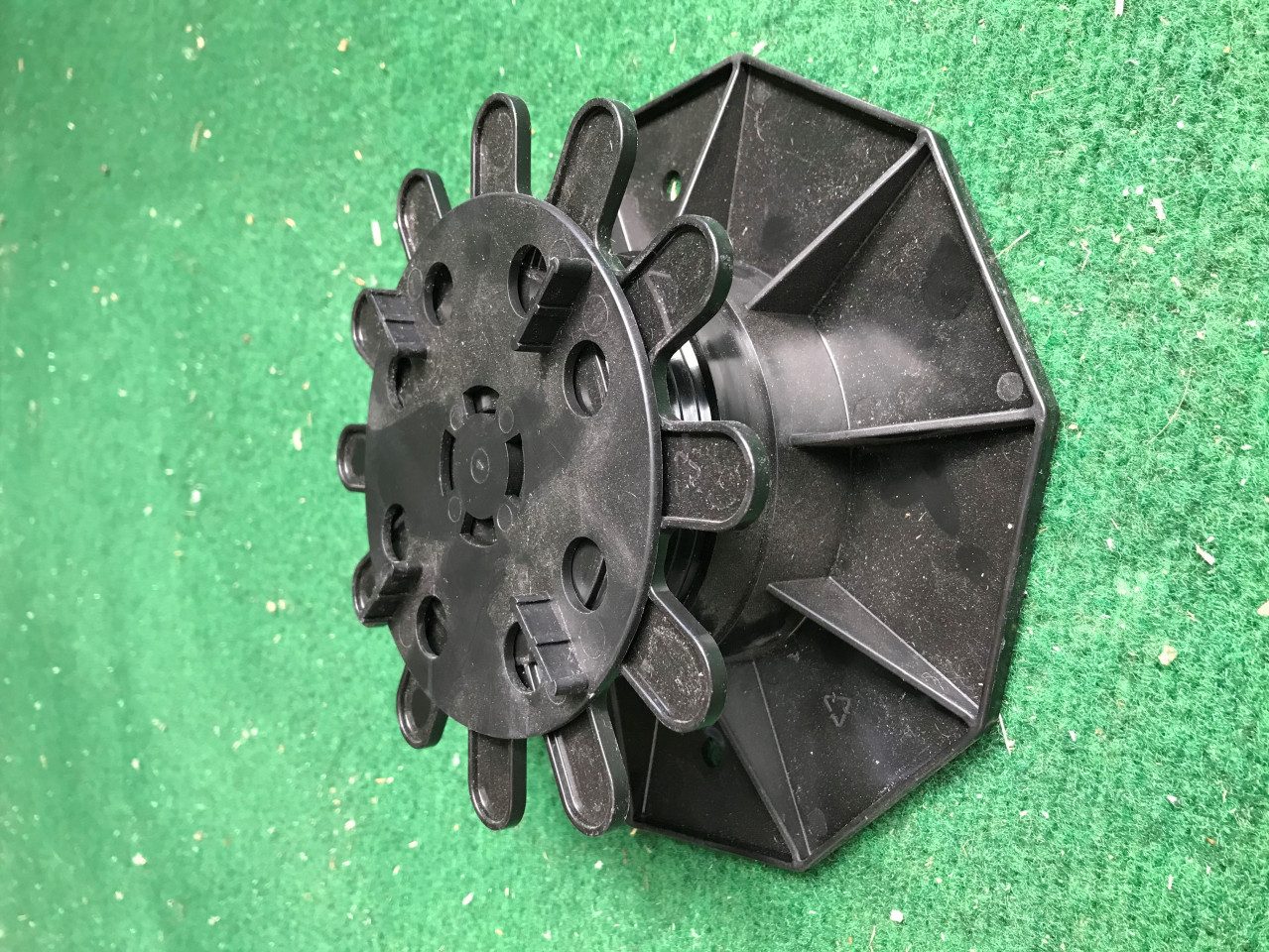 HSI Terrassenplatte HSI Terrassenlager 5,0 - 7,0 cm, Kunststoff, Schwarz