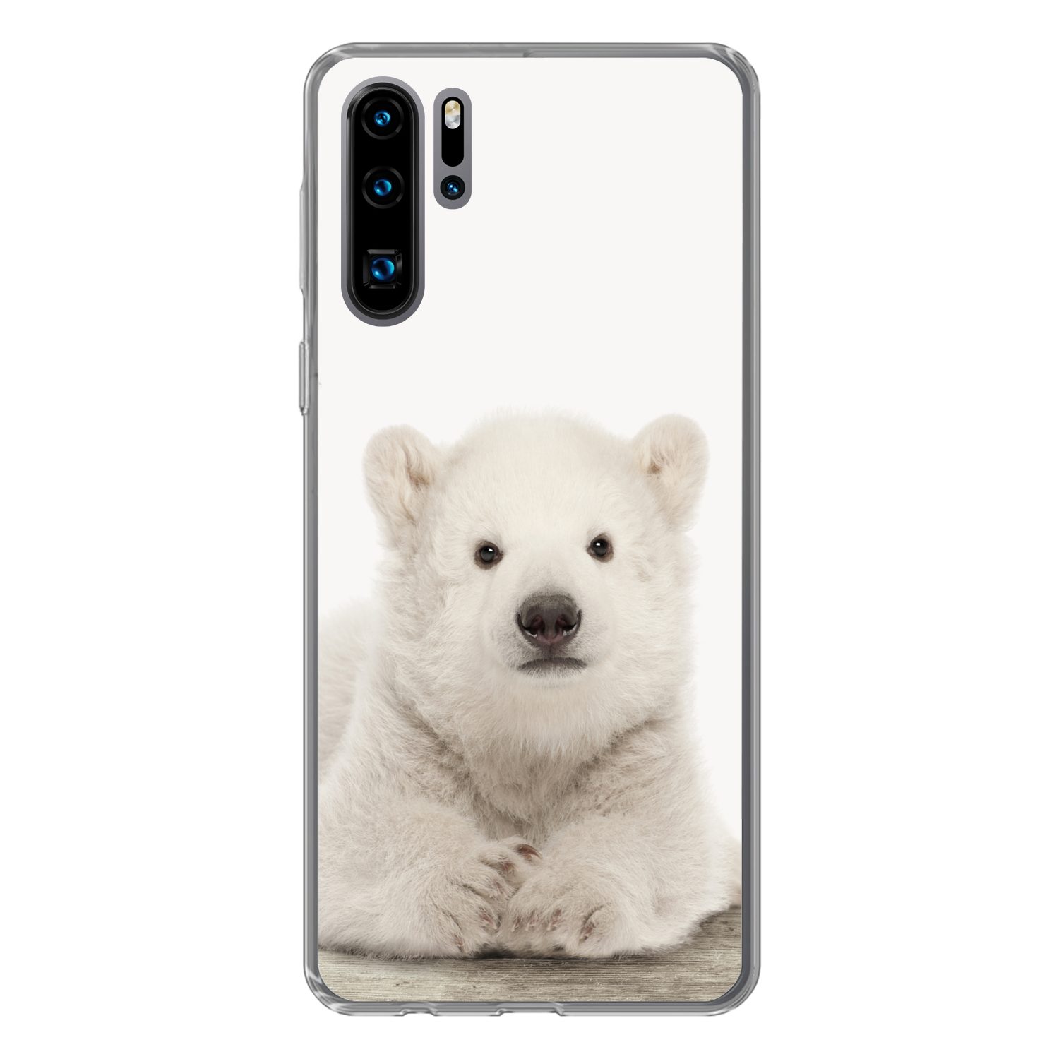 Handyhülle für Huawei P30 Pro Eisbär - Tiere - Kinder - Weiß - Jungen - Mädchen
