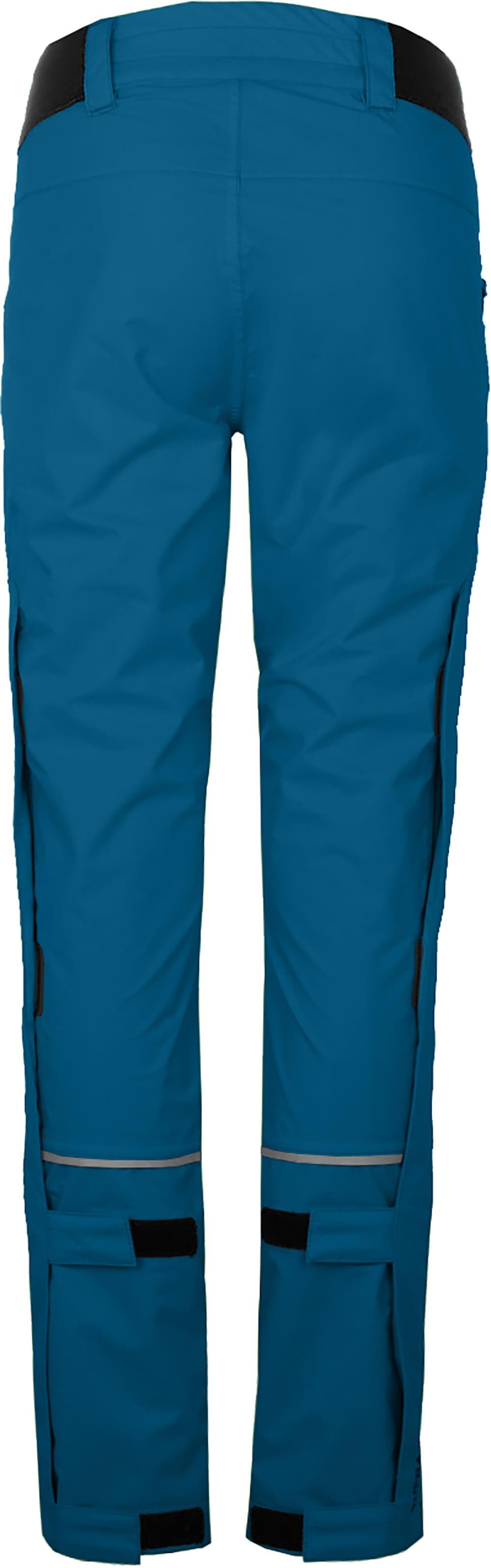 Wassersäule, Bergson Regenhose, blau 12000 mm Saphir MICK Netzfutter, Regenhose COMFORT Normalgrößen, Kinder