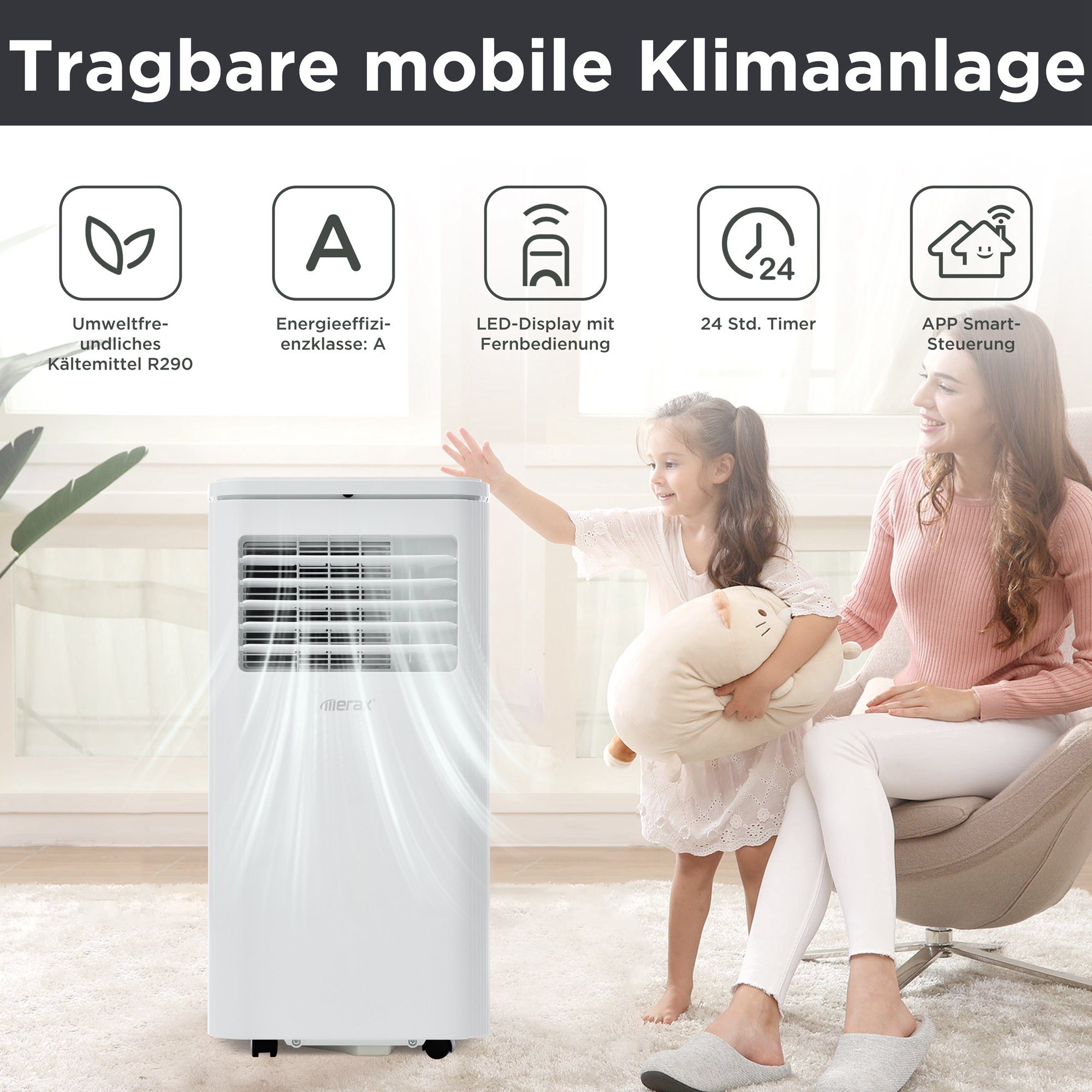 Merax Klimagerät 3-in-1 Klimagerät mit Wifi günstig online kaufen