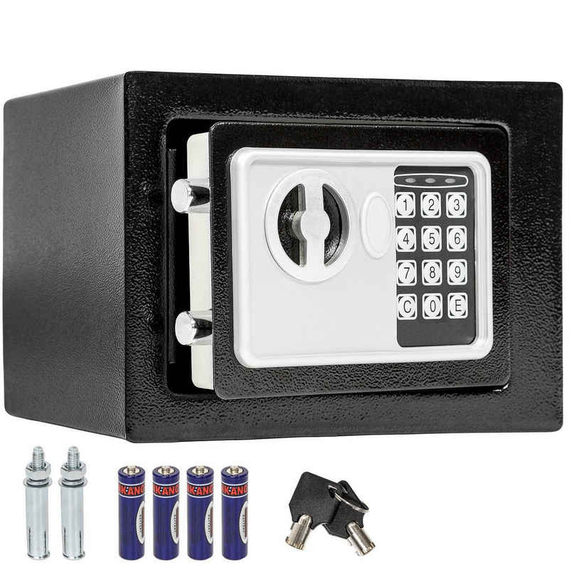 tectake Tresor »Elektronischer Safe Tresor mit Schlüssel inkl.«, inkl. Sicherheitsschloss