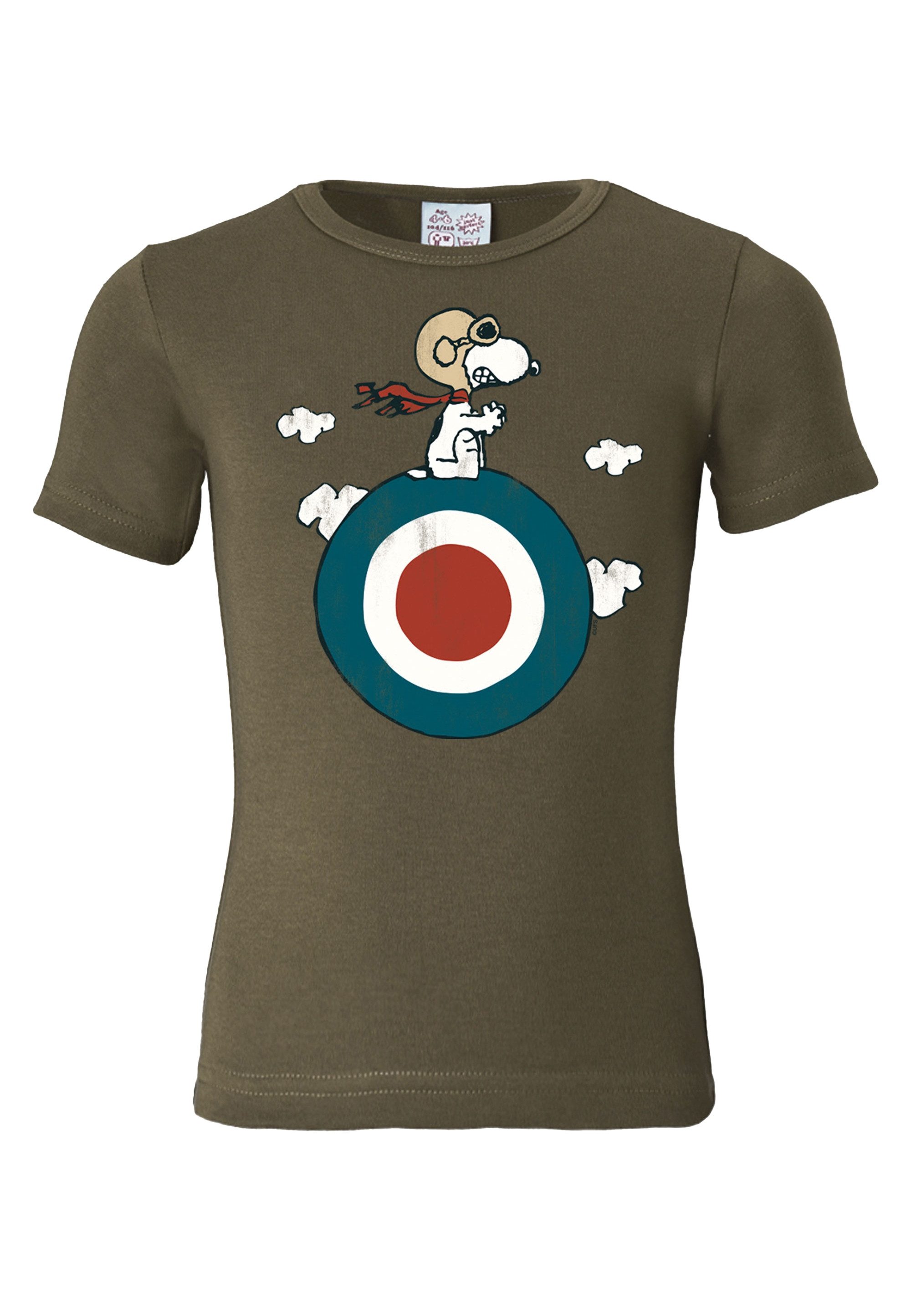 LOGOSHIRT T-Shirt Snoopy - Target mit lizenziertem Originaldesign
