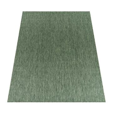 Teppich Tara Carpet Columbia Meliert In & Outdoor auch für die Küche, TaraCarpet, rechteckig, Höhe: 5 mm, Balkon Terrasse Wintergarten grün meliert Esszimmer 80x150