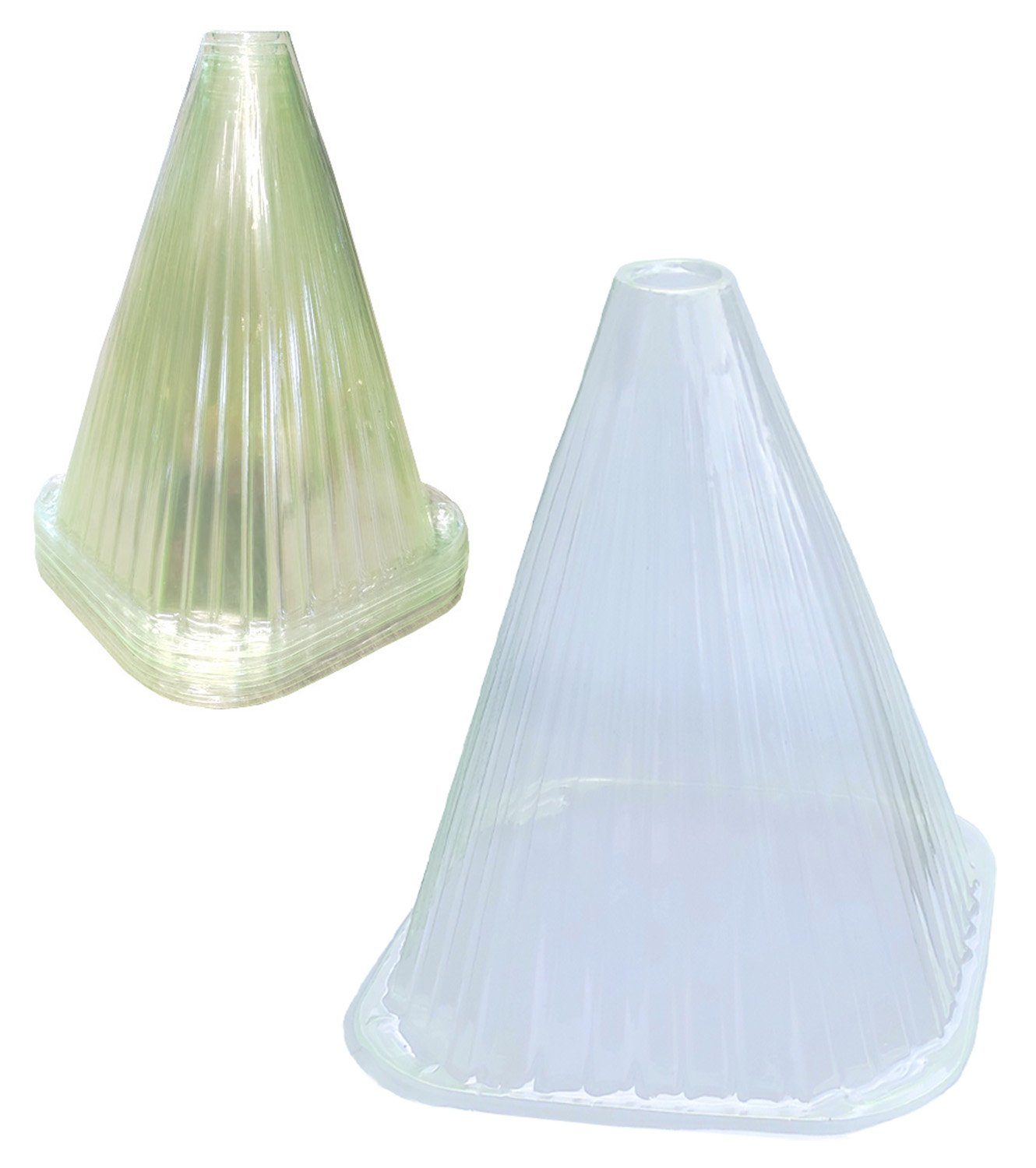 Lucht Anzuchtdeckel Pflanzenhut, Sunnyboy, 10er-Set (Packung, 10 St., Pflanzenhut), Gewächshauben Ziehglocke Anzuchtglocke Gewächshaus Wachstumshilfe