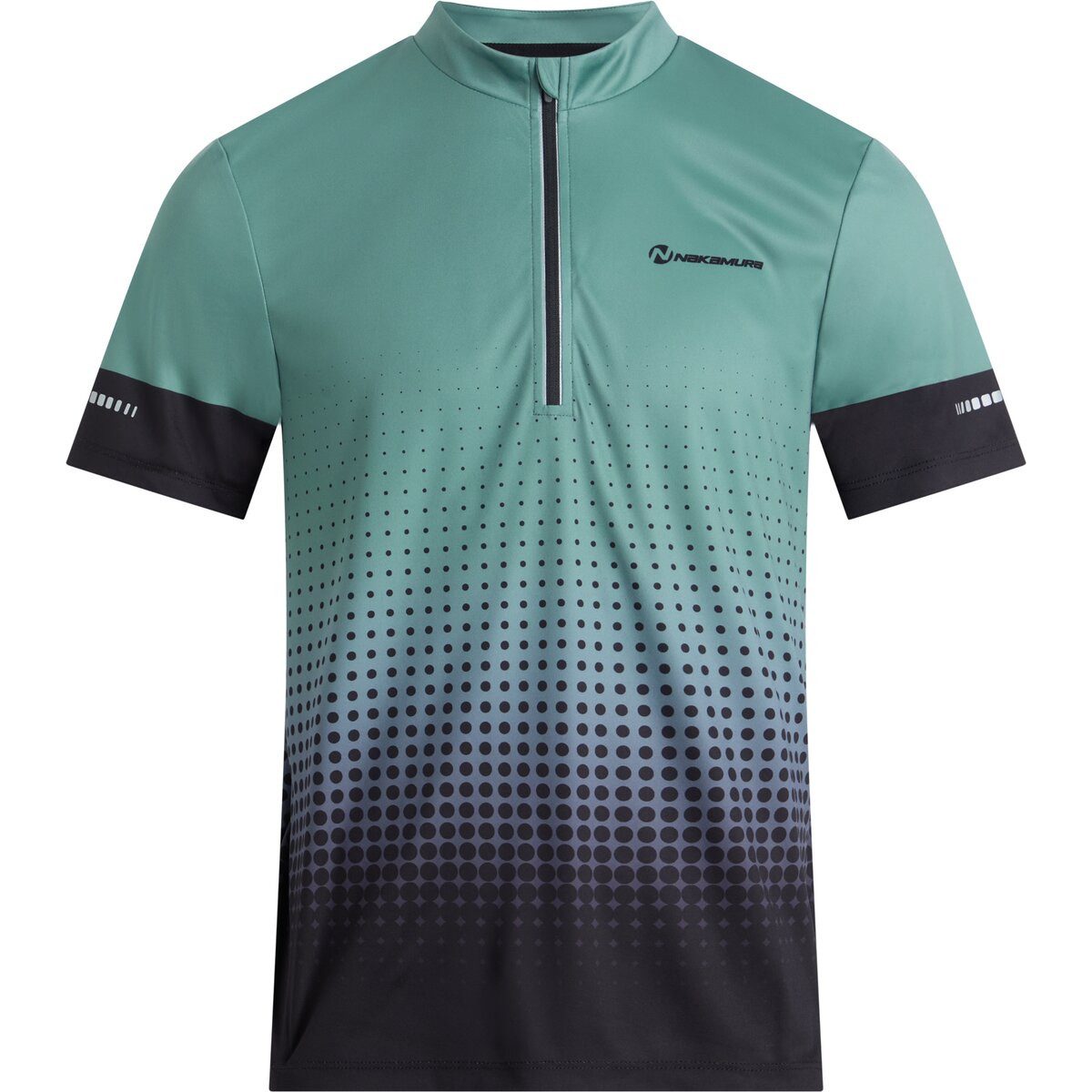 NAKAMURA Radtrikot He.-Fahrrad-Trikot Daniel V M BLACK/BLACK