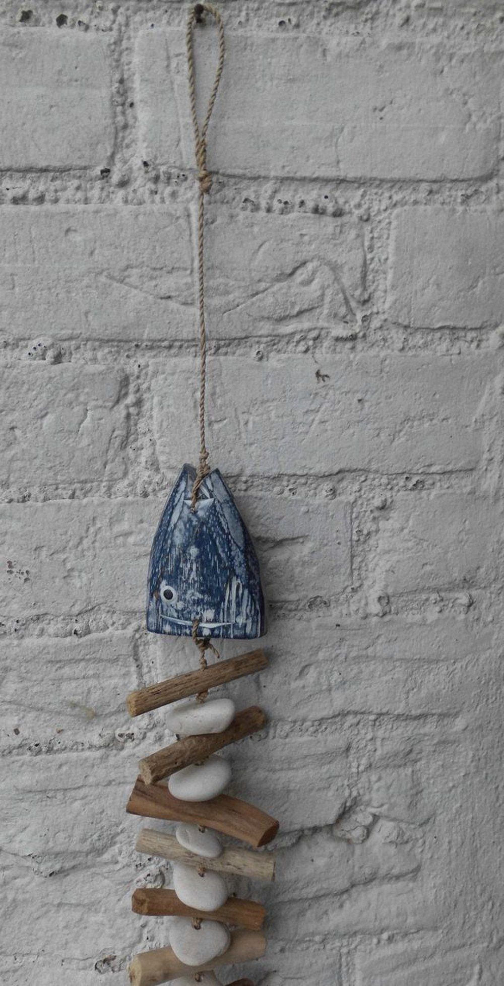 Deko-Impression Dekohänger Fishbone Dekohänger Fisch Holz günstig online kaufen