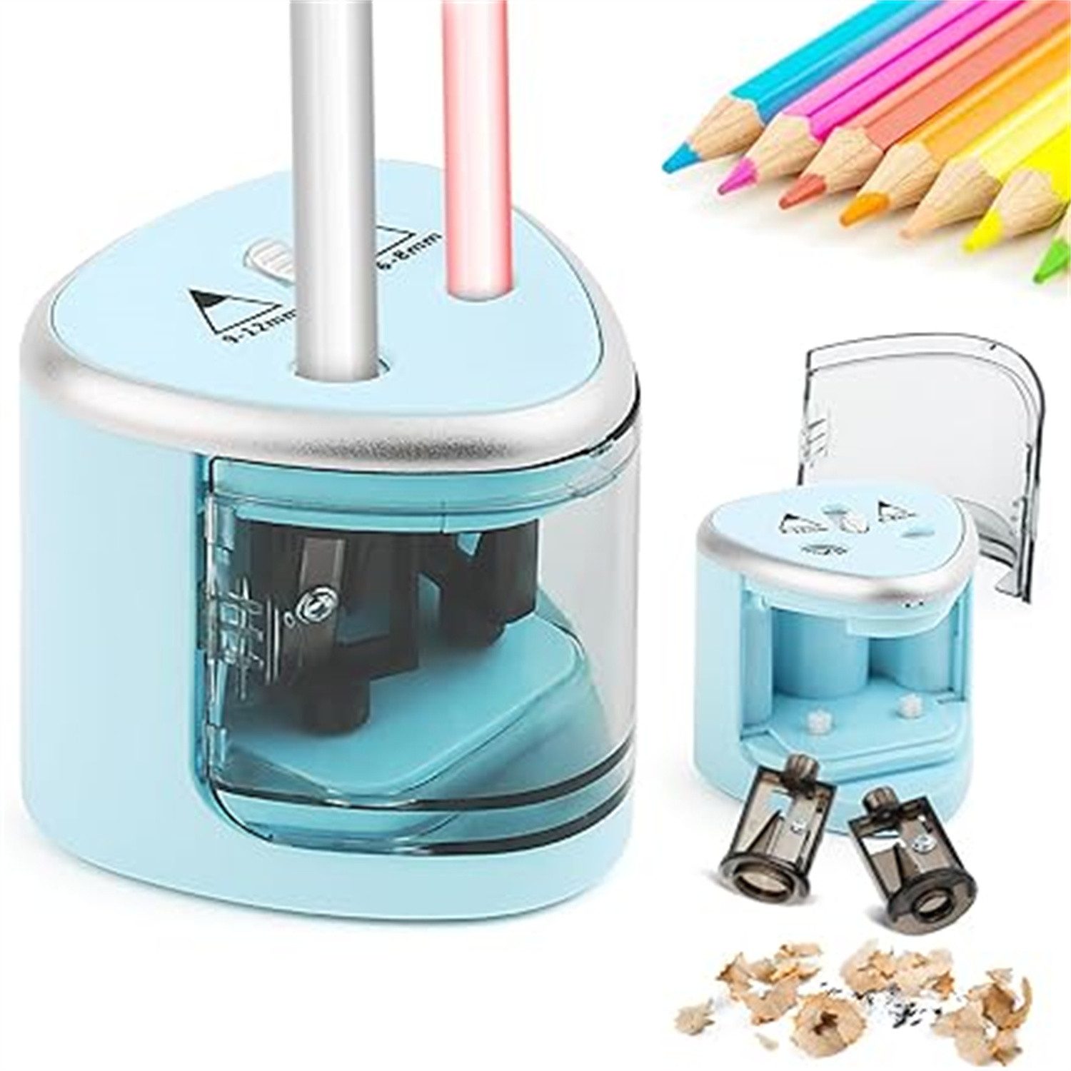 autolock Anspitzer Elektrischer Anspitzer, Elektrischer Spitzer für Kinder