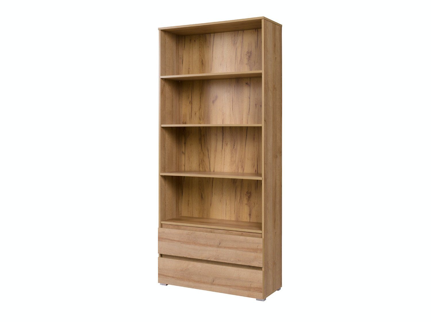 Beautysofa Bücherregal Geräumiges Bücherregal mit Schubladen günstig online kaufen
