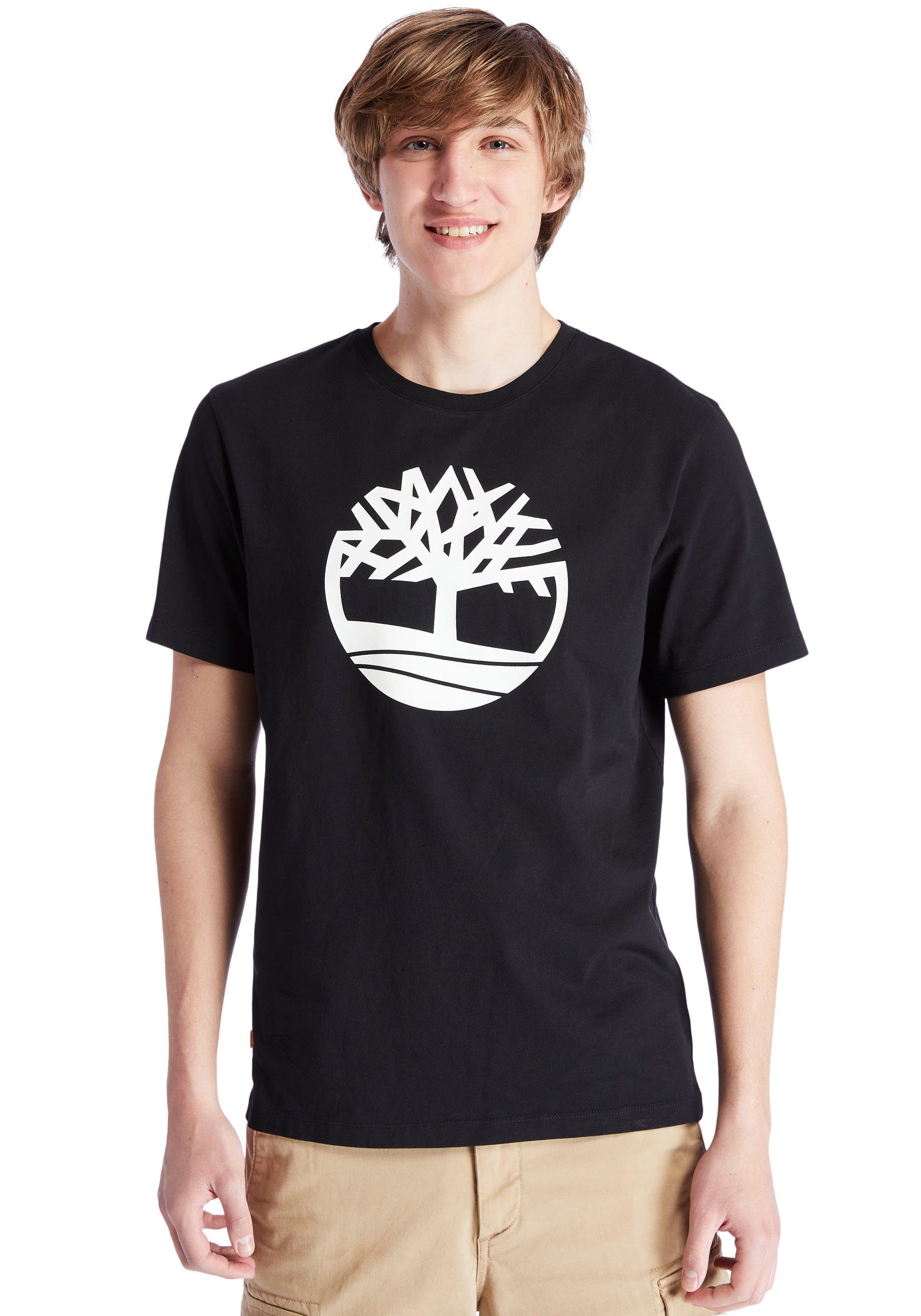 Timberland T-Shirt Tree River Kennebec schwarz