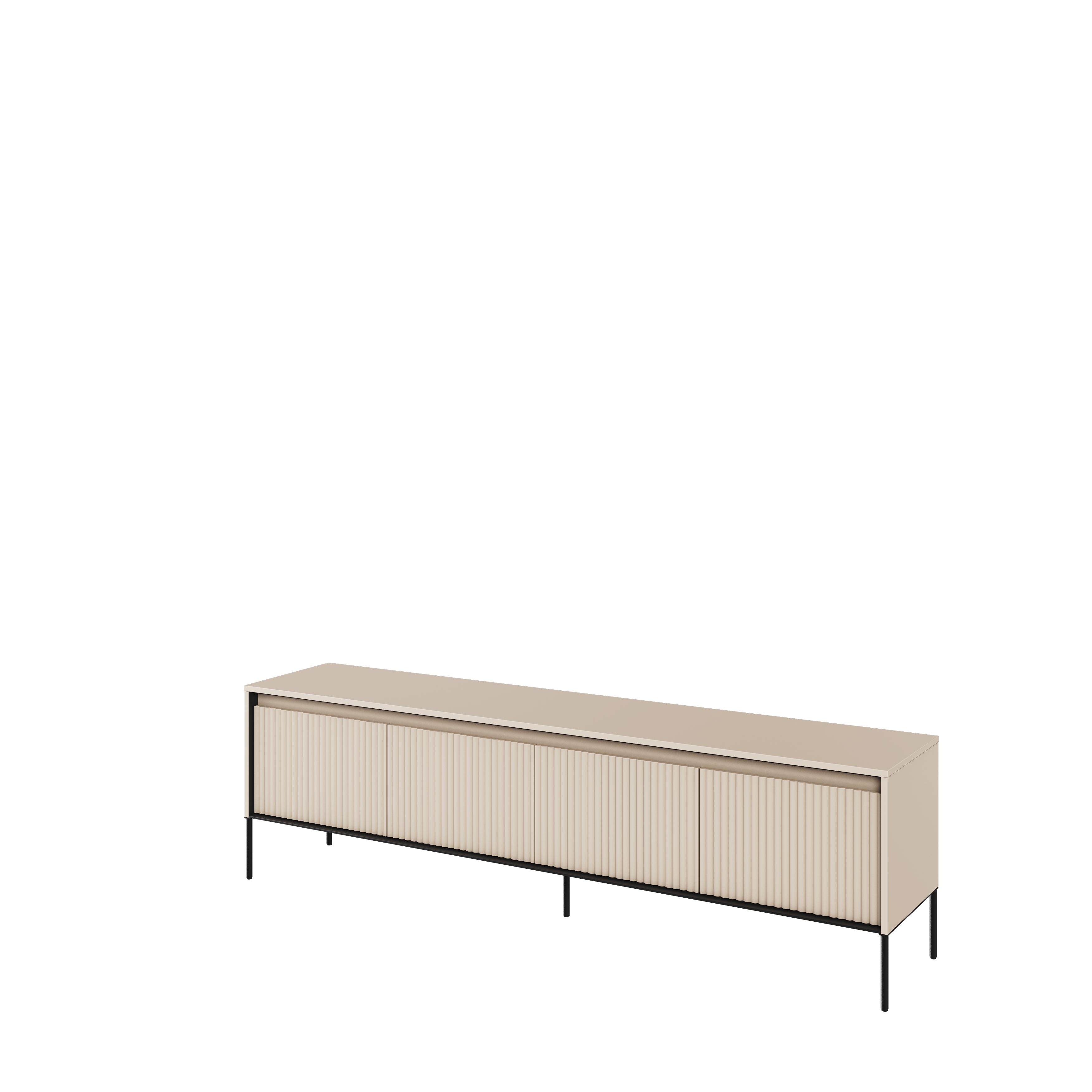 yourhouse24 TV-Schrank TREND TR-06 4 Türen mit dekorative Fräsungen und Soft-Close-Funktion