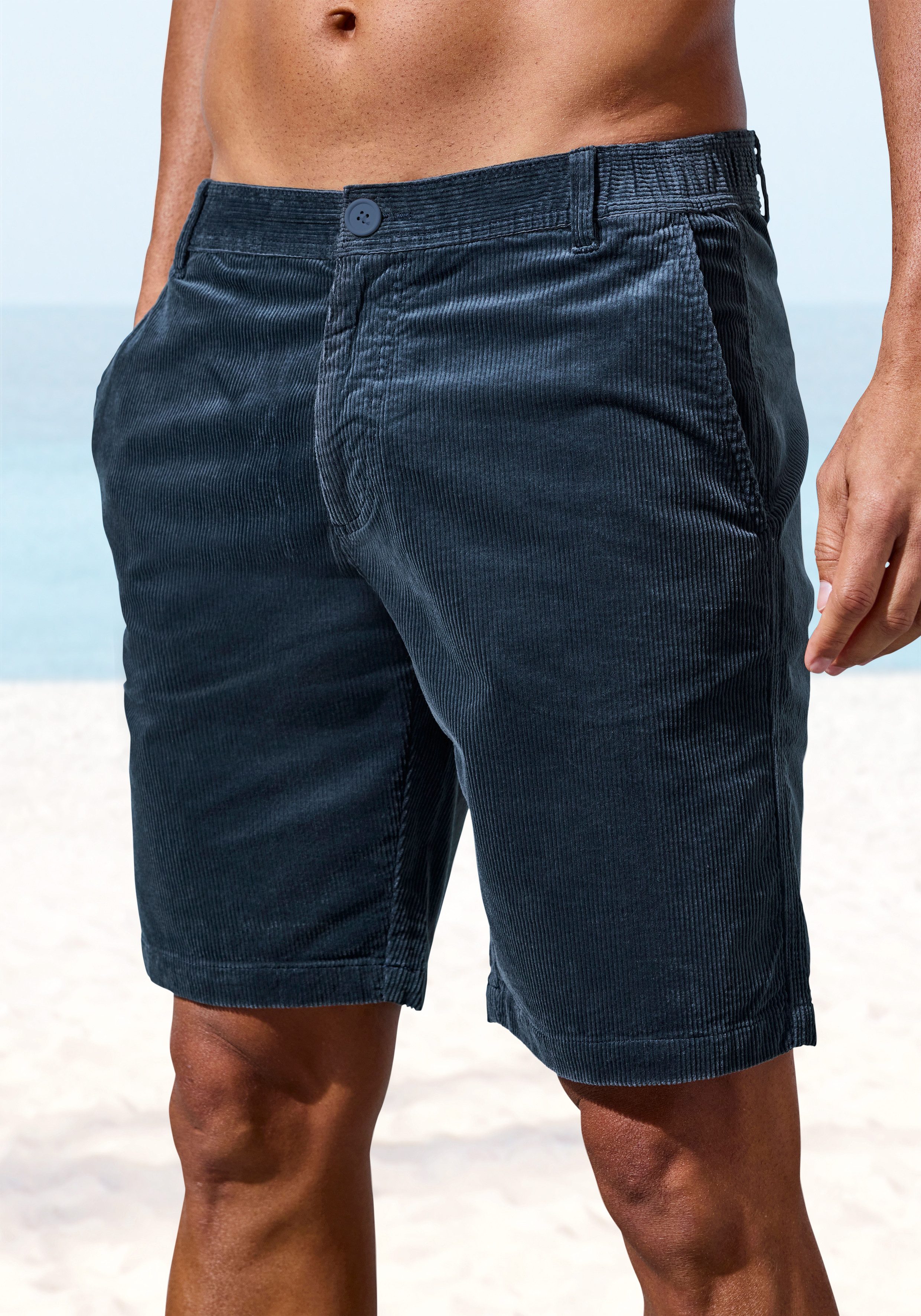 H.I.S Shorts sommerliche Bermuda, Cordhose