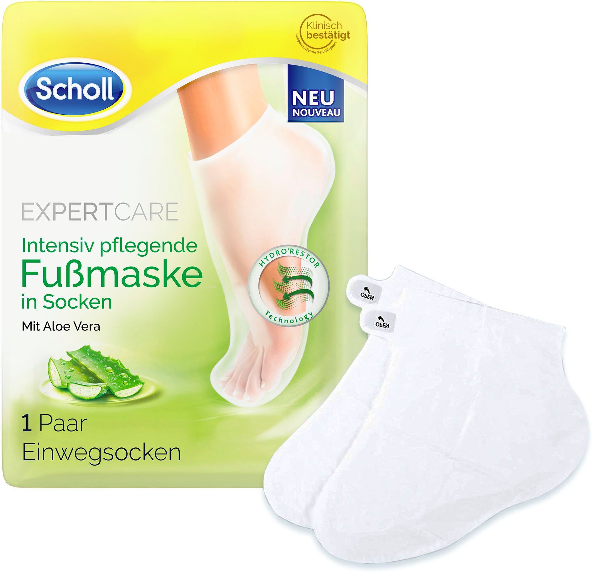 Scholl Fußmaske »Expert Care Intensiv pflegend mit Aloe Vera«, in Socken  online kaufen | OTTO