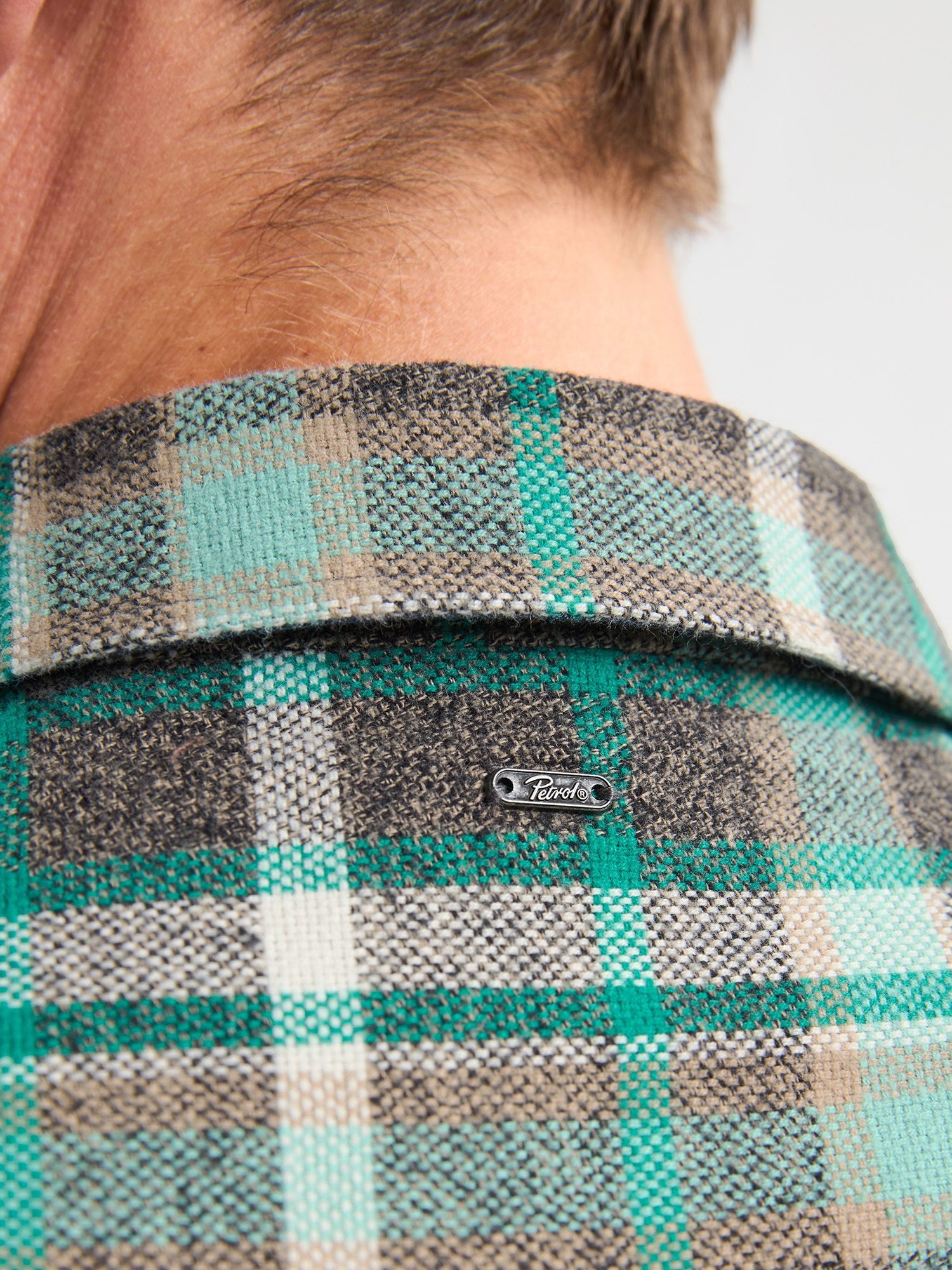 Petrol Industries Langarmhemd Men Shirt Long Sleeve Check