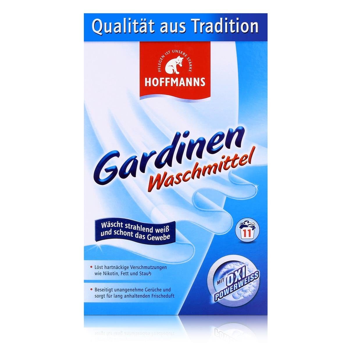 Hoffmanns Hoffmanns Gardinen Waschmittel 660g – Wäscht strahlend weiß (1er Pack) Spezialwaschmittel