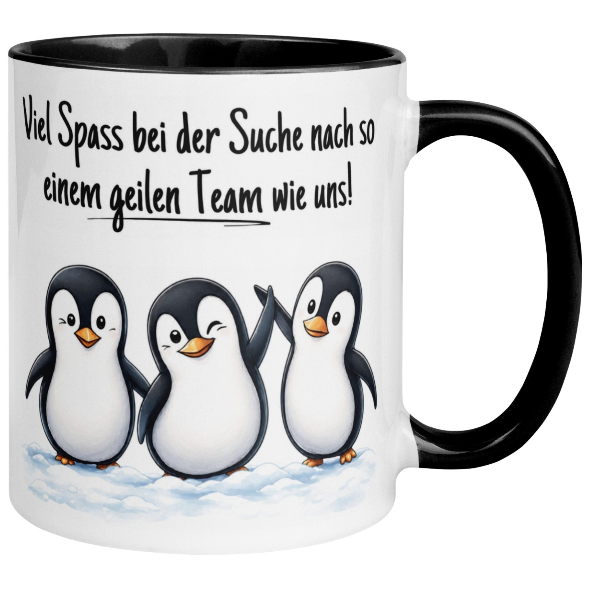 Momentals Tasse Abschied – „Viel Spaß bei der Suche“ – Abschiedsgeschenk Kollegen, Gratis Versand · Links-&Rechtshänder · Spülmaschinenfest