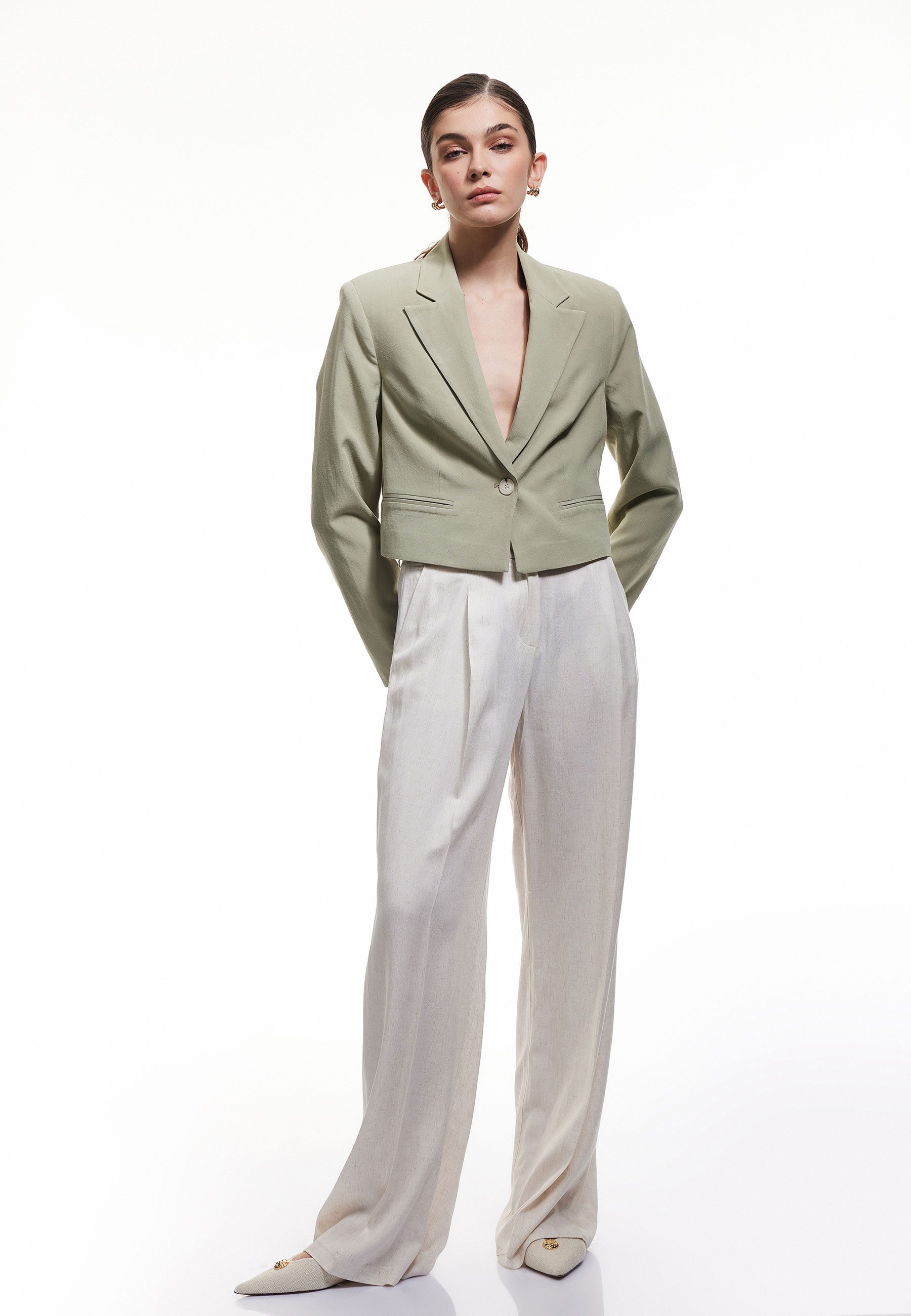 Koton Jackenblazer Regular Boxy Jackenblazer günstig online kaufen