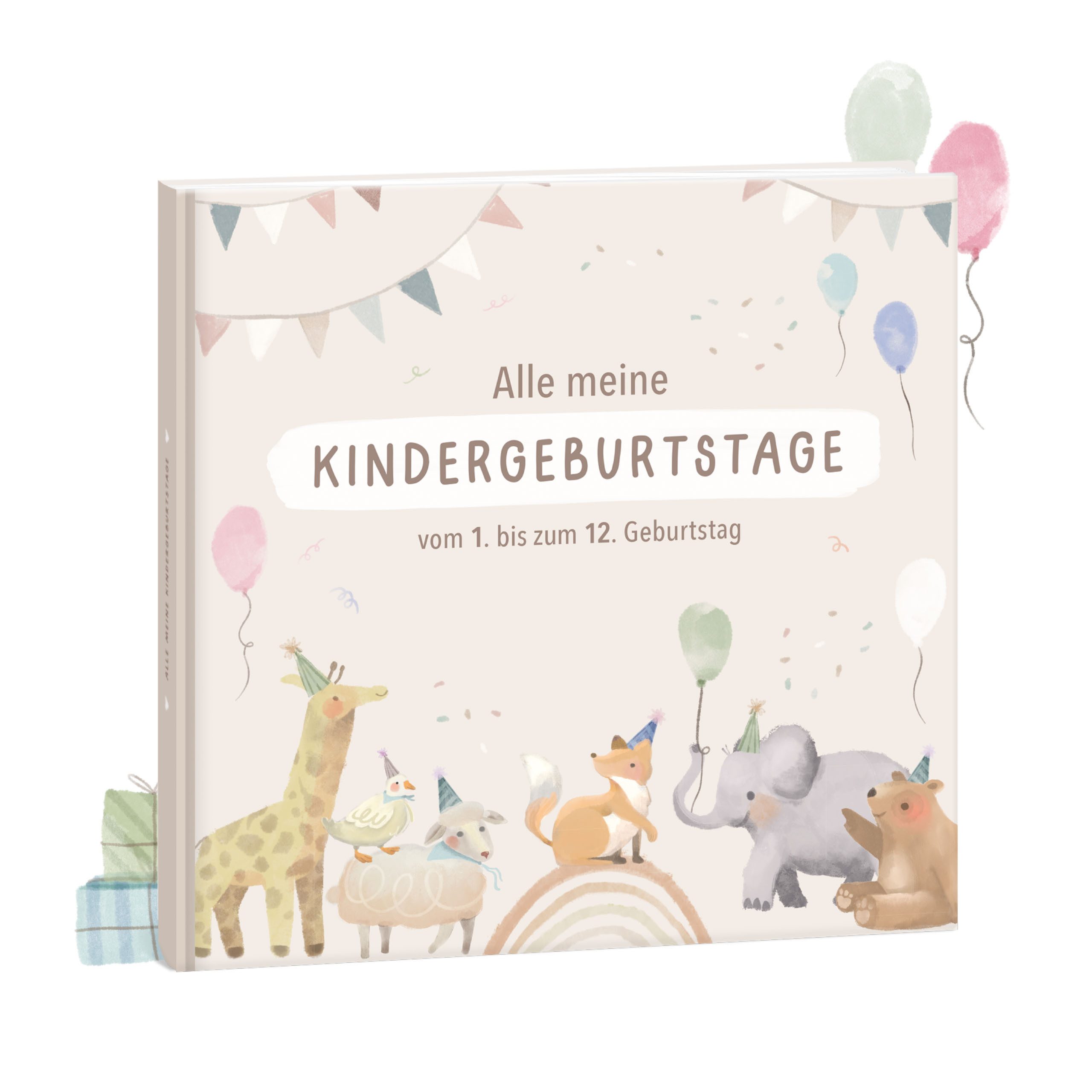 mintkind Tagebuch Erinnerungsalbum "Alle meine Kindergeburtstage" - 112 Seiten
