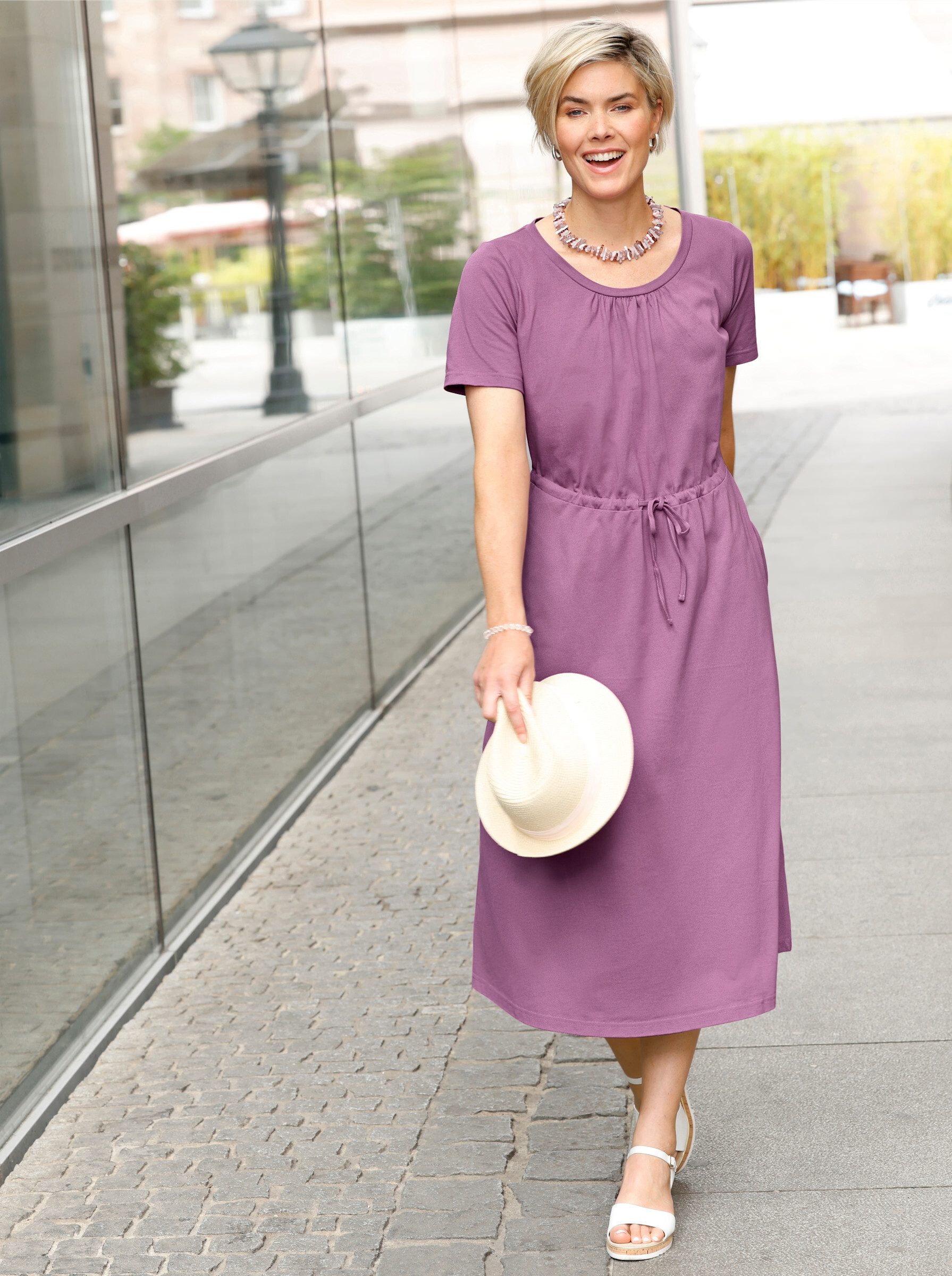 Witt Jerseykleid Jersey-Kleid Kurzarm