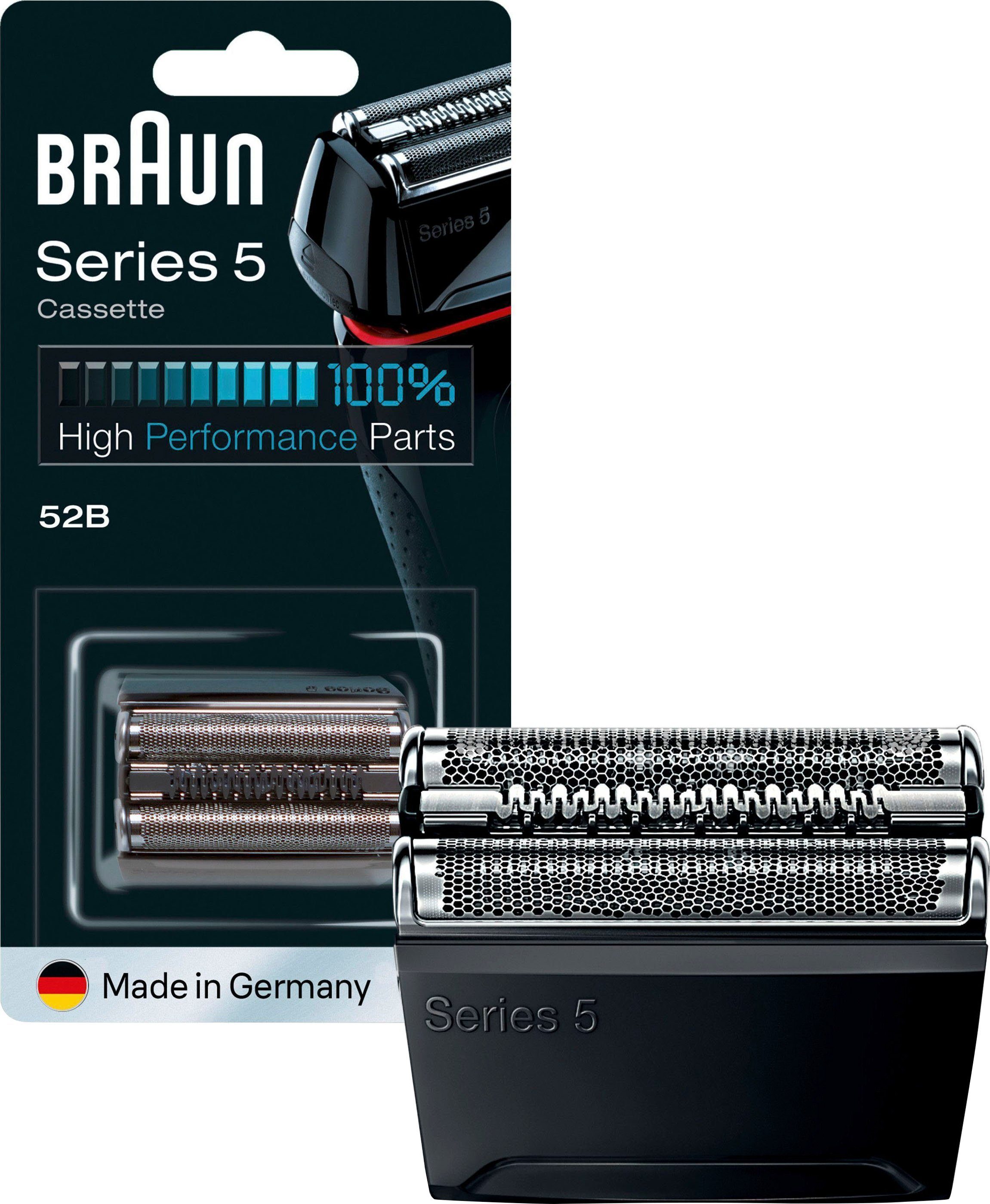 Braun Ersatzscherteil Series 5 52B, kompatibel mit Series 5 Rasierern