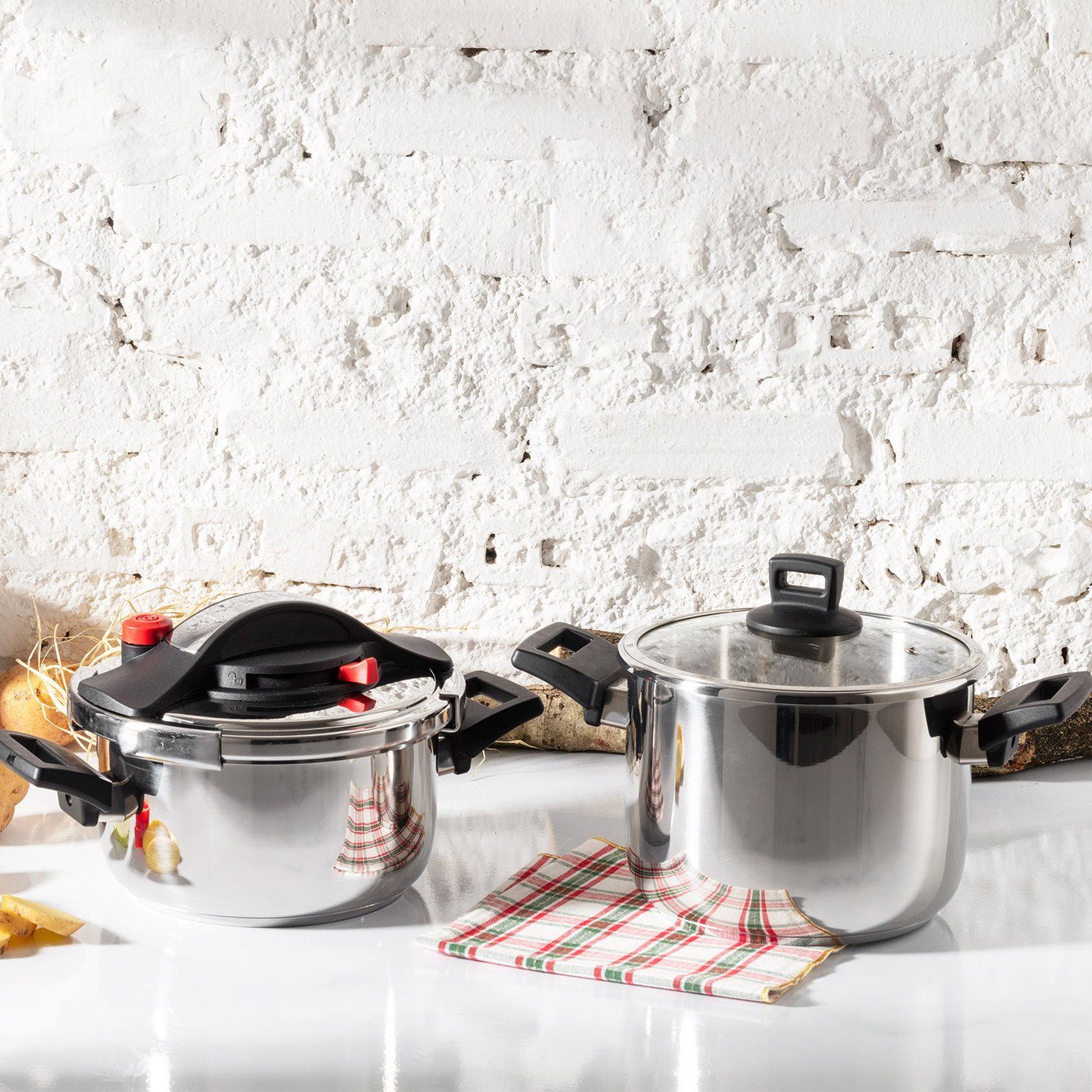 Karaca Schnellkochtopf Karaca Vitola 4 +6 Schnellkochtopf-Set. € 79,95