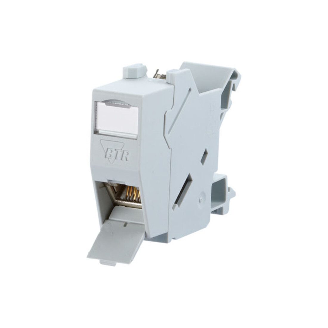 Metz Connect BTR NETCOM Hutschienenmodul,Kat.6 1xRJ45,inkl. Modul TN E-DATmod-REG-l Installationskabel