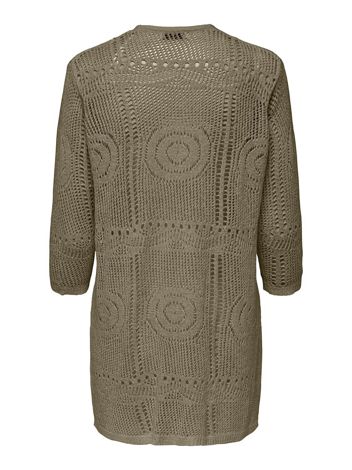 JACQUELINE de YONG Cardigan Strickjacke V-Ausschnitt 3/4 Arm JDYKOFI 3/4 KIMONO KNT