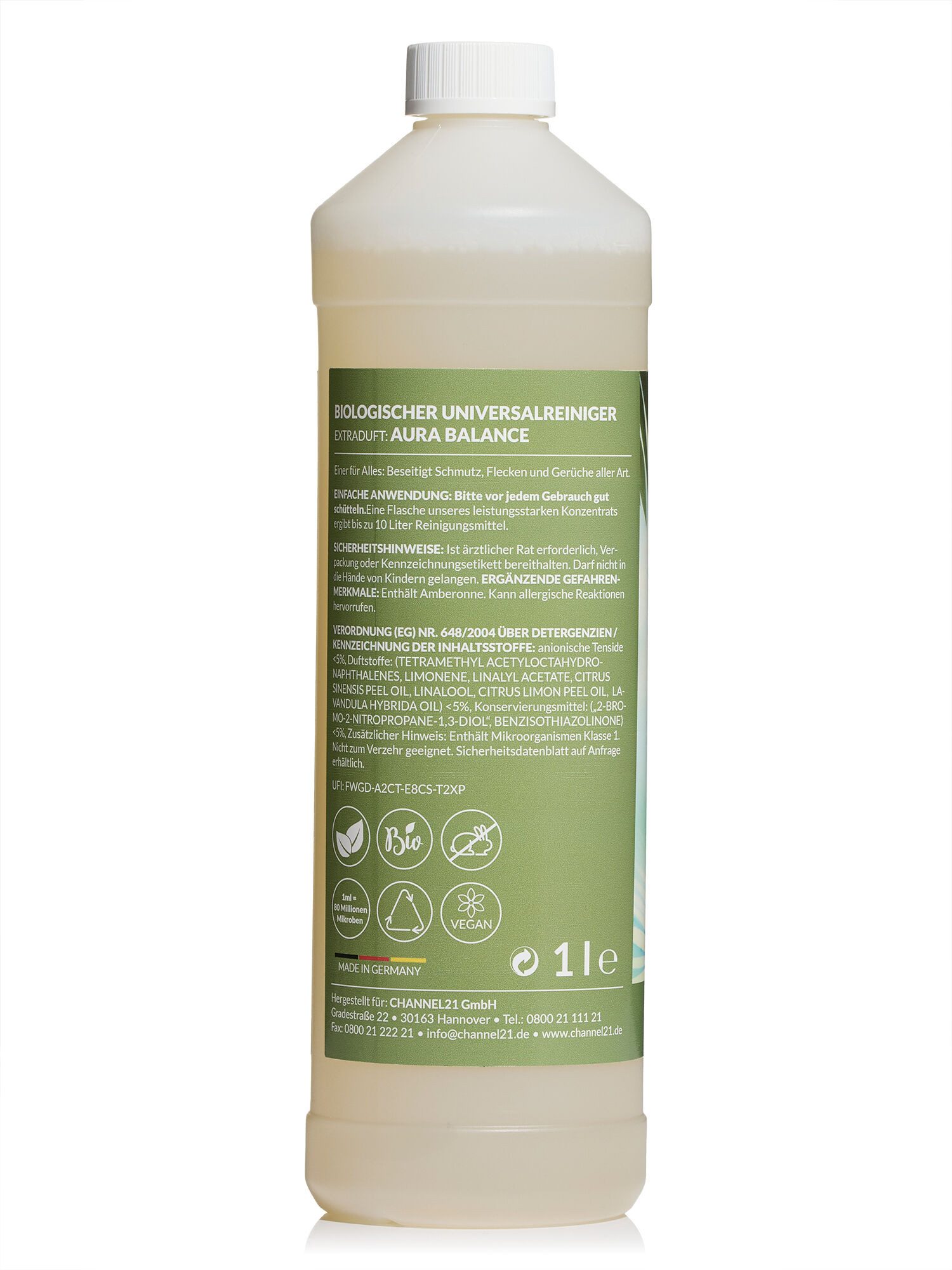 HiGloss Allzweckreiniger Allzweckreiniger (1-St. 1000 ml Geruchsneutralisierer, pH-neutral, für Böden, Textilien, u.v.m)