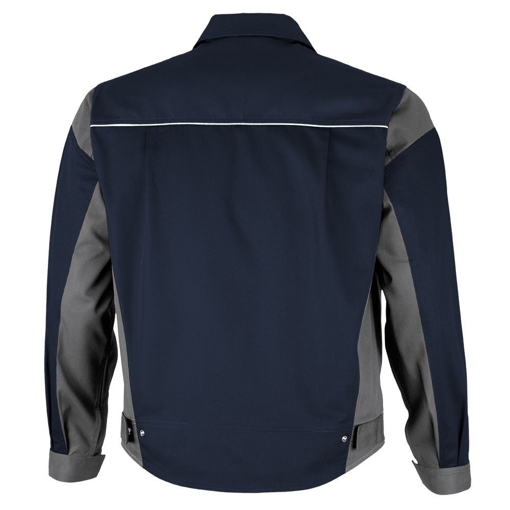 Qualitex Workwear Arbeitsjacke strapazierfähige PROfessionals Arbeitsjacke - faserverstätkt MG 245 g (1-St) Werkstattjacke mit 15 Taschen - pflegeleicht Werkstattjacke - Waschbar