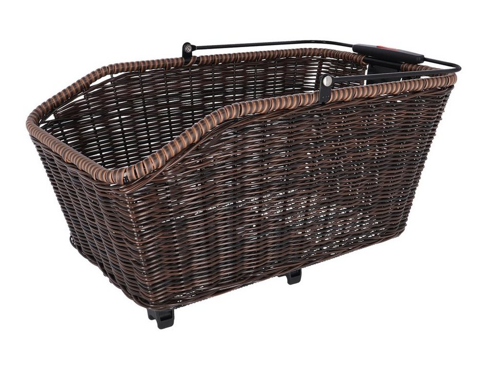 KlickFix Fahrradkorb, Hinterradkorb Structura GT, Maße (Breite x Tiefe x  Höhe): 44cm x 24cm x 20cm