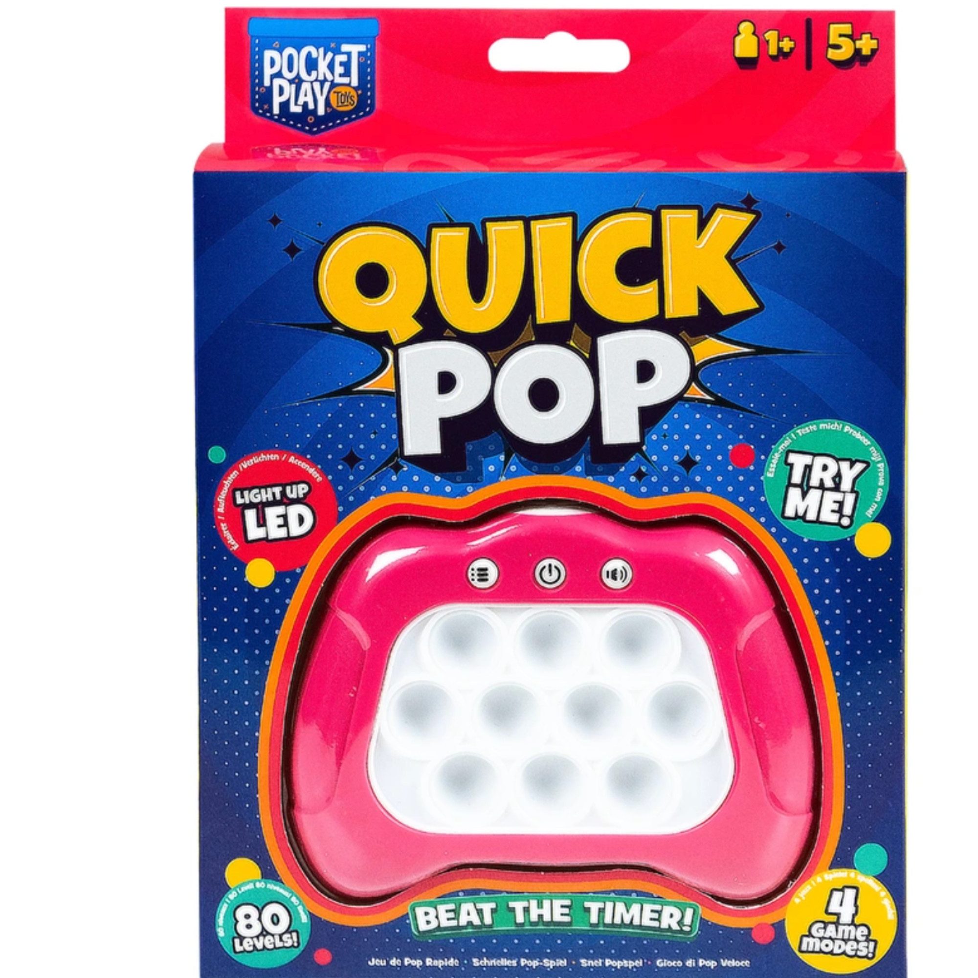 ALARA TOYS Lernspielzeug Pocket Sound Play Quick Pop Fidget Toy Pop It Memo günstig online kaufen
