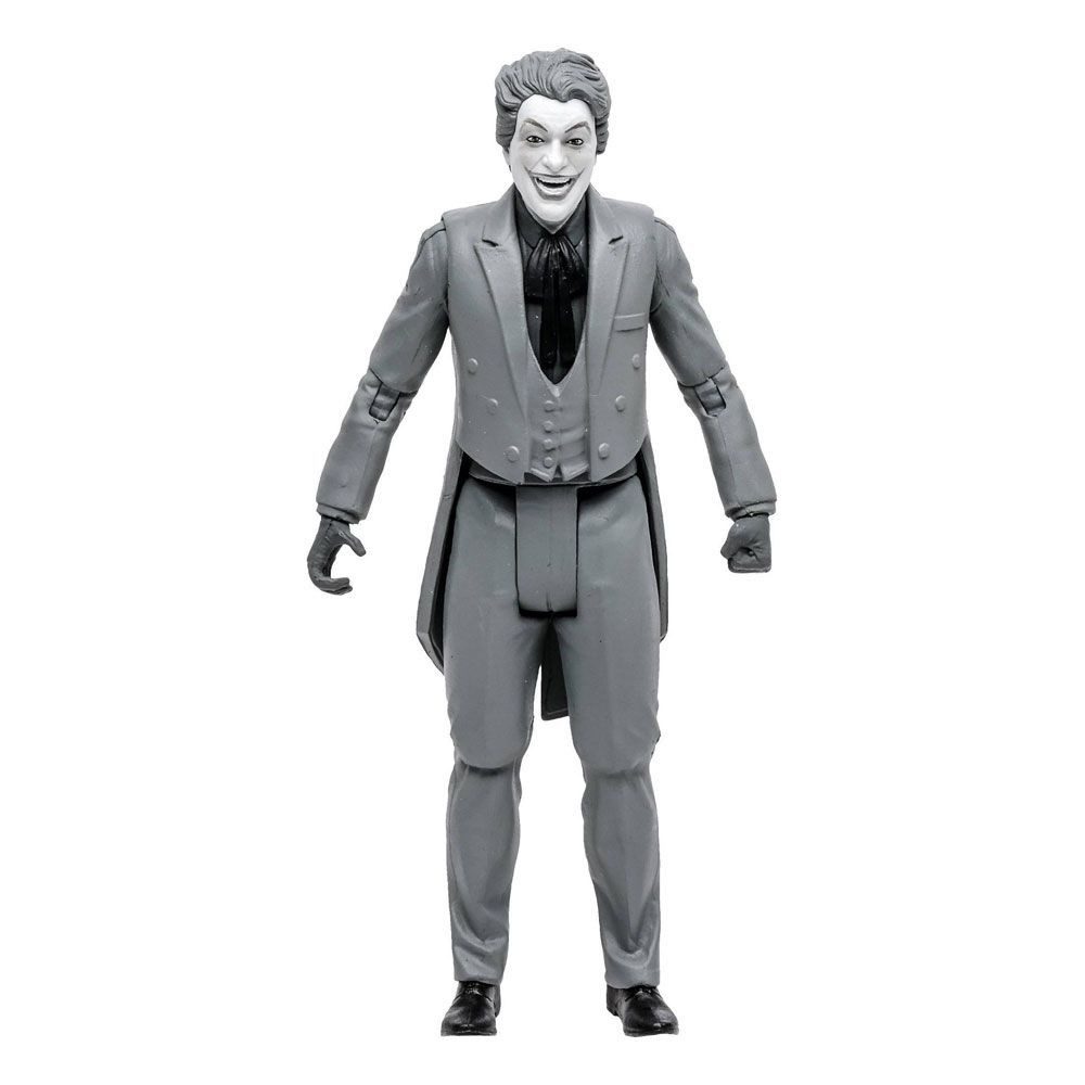 McFarlane Toys Actionfigur - DC Retro Batman 66 The Joker (Black & White TV Variant) 15 cm
