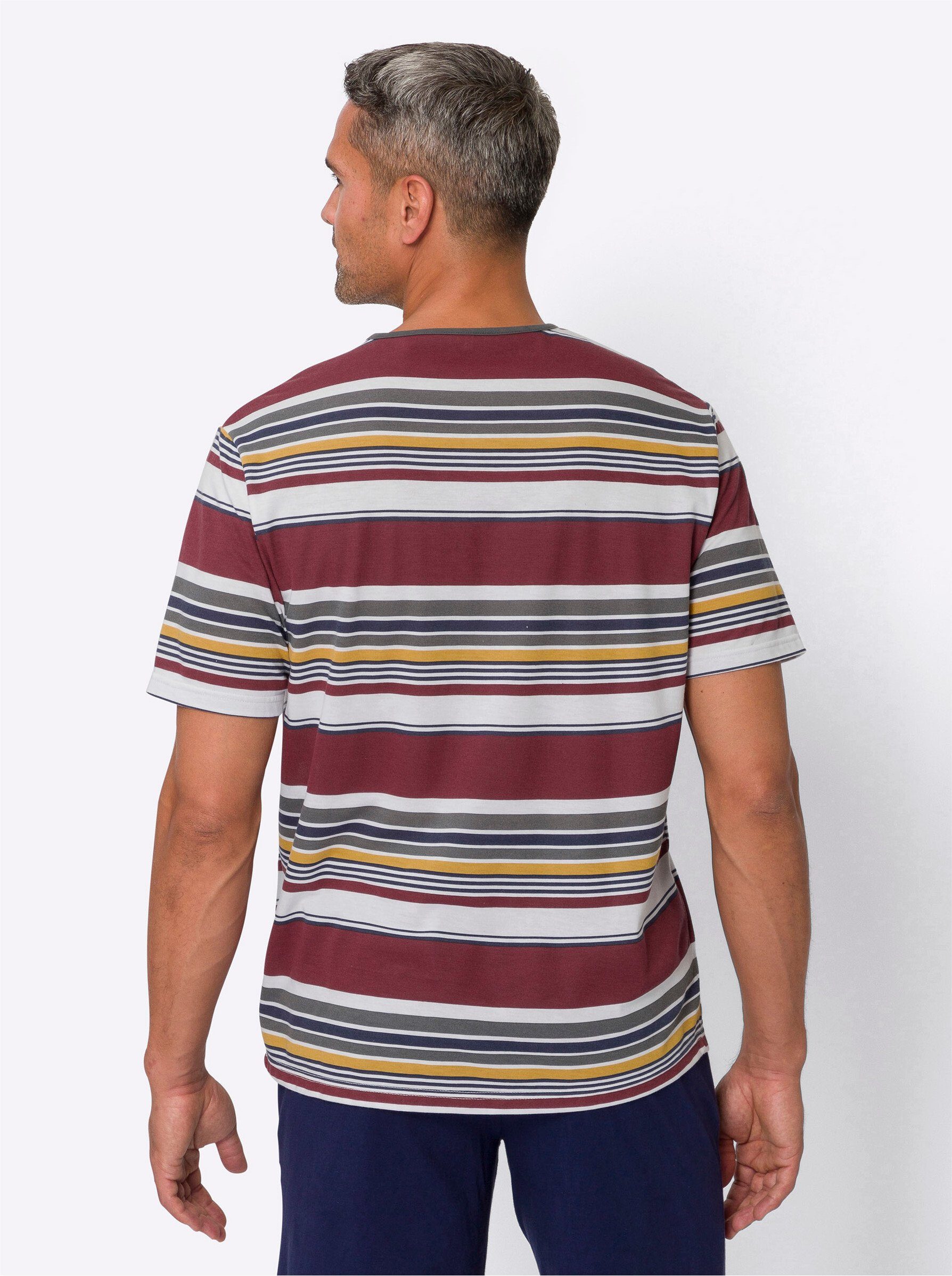 Sieh an! Schlafanzug Schlafanzug-Shirt Kurzarm