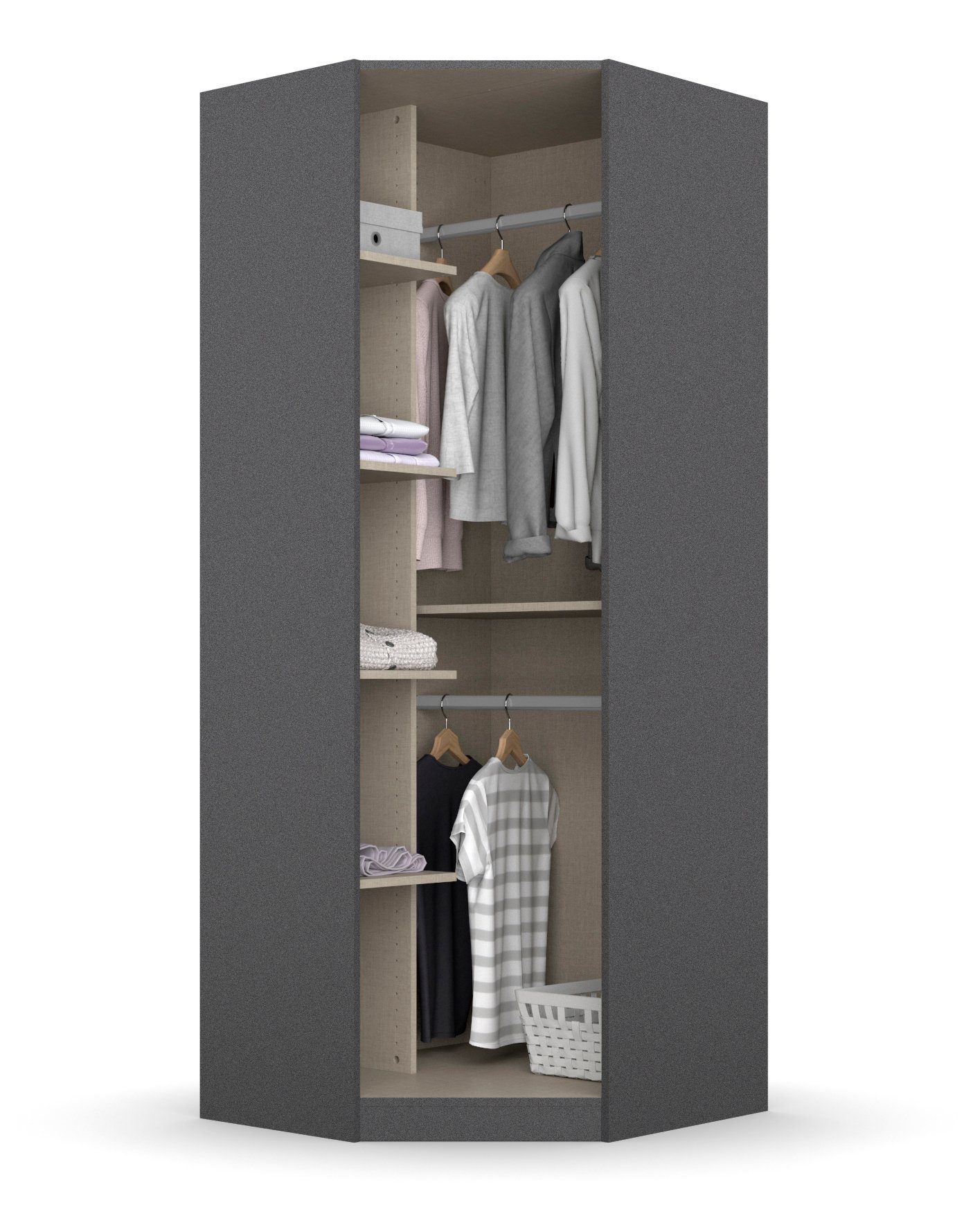 Style" Schrank-Set Applikationen Holmes, rauch "Industrial mit