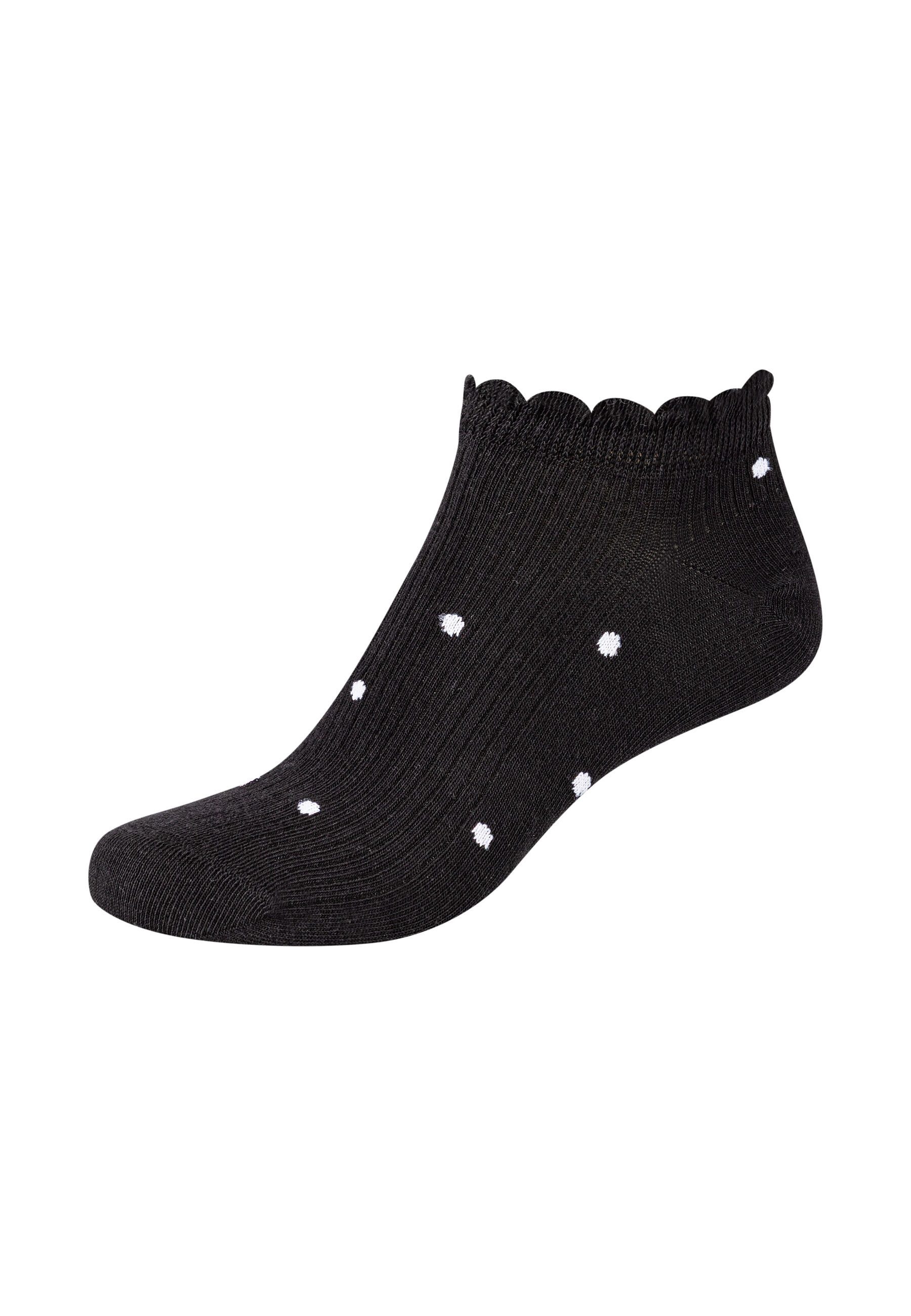 Camano Sneakersocken 4er Pack 4er Pack Extra weiche Bündchen ohne Druck, Verstärkte Ferse und Spitze