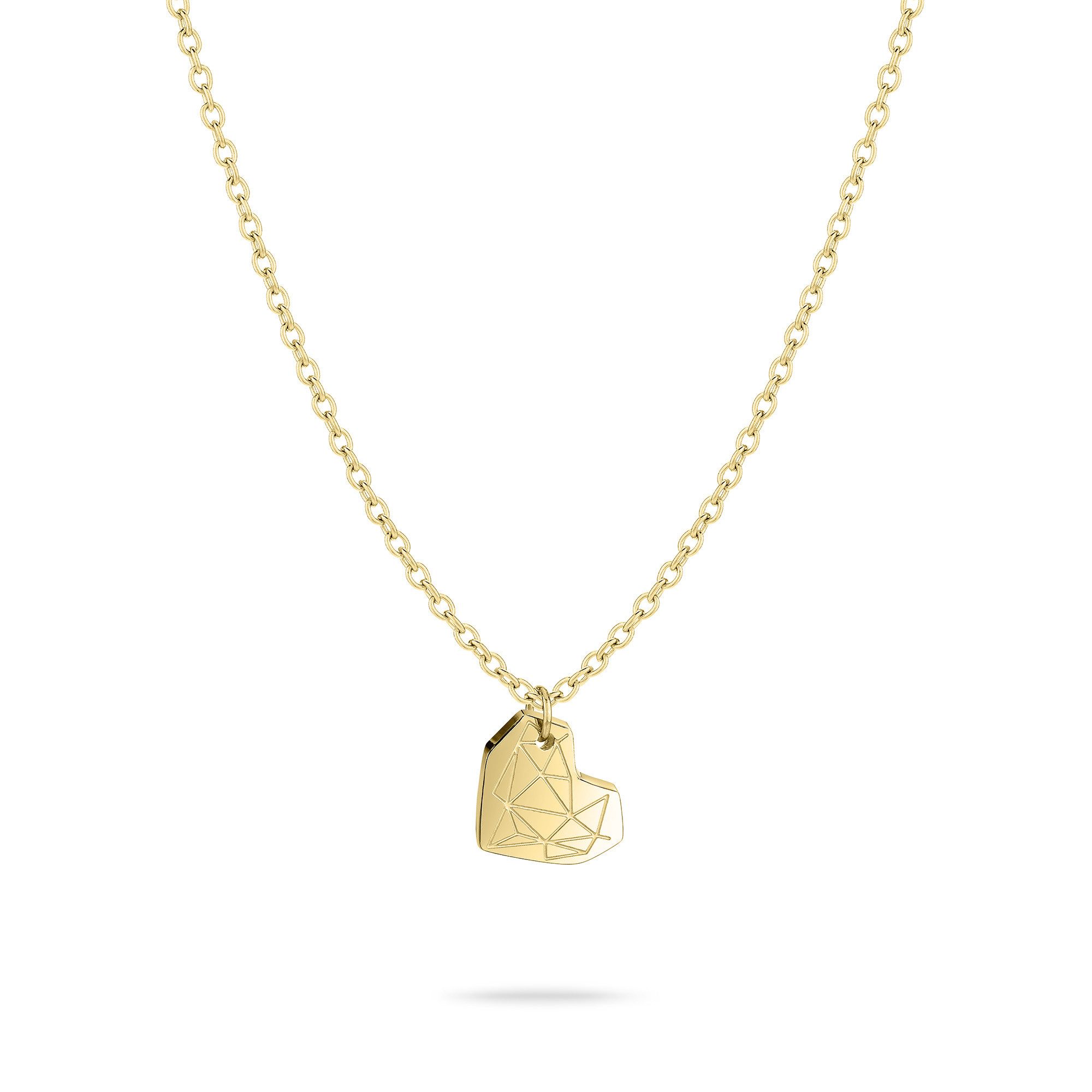 Kette mit Anhänger Broken Heart Edelstahl