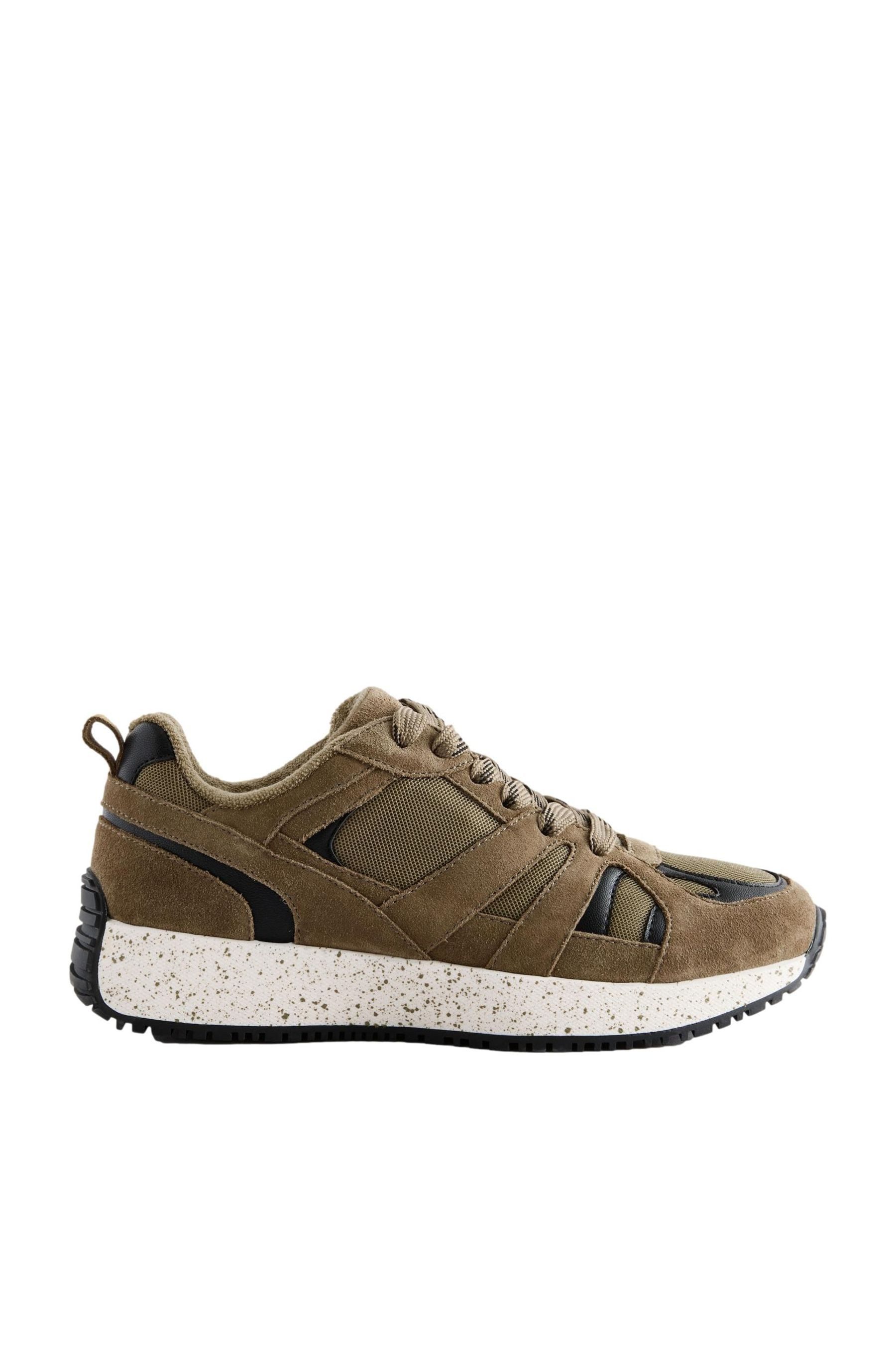 Forever Comfort® Ledersneaker, Veloursledereinsatz Sneaker