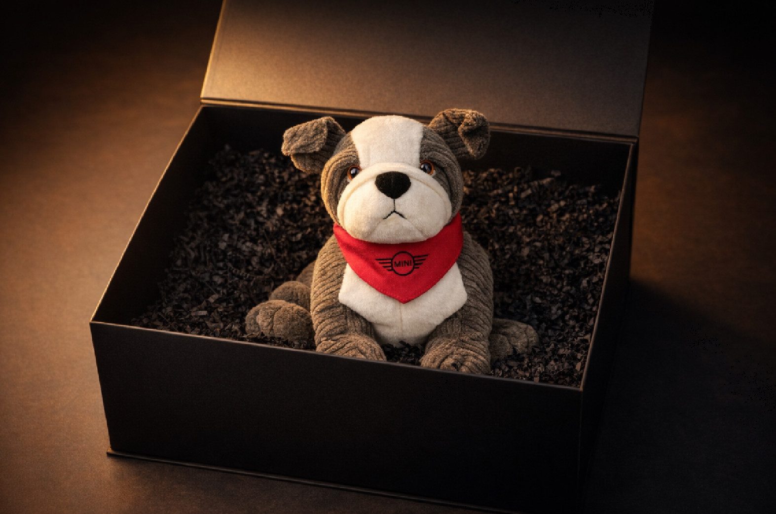 MINI Kuscheltier Exklusive Geschenkbox MINI Bulldog 2.0 besondere Momente MIN Fans (1-St)