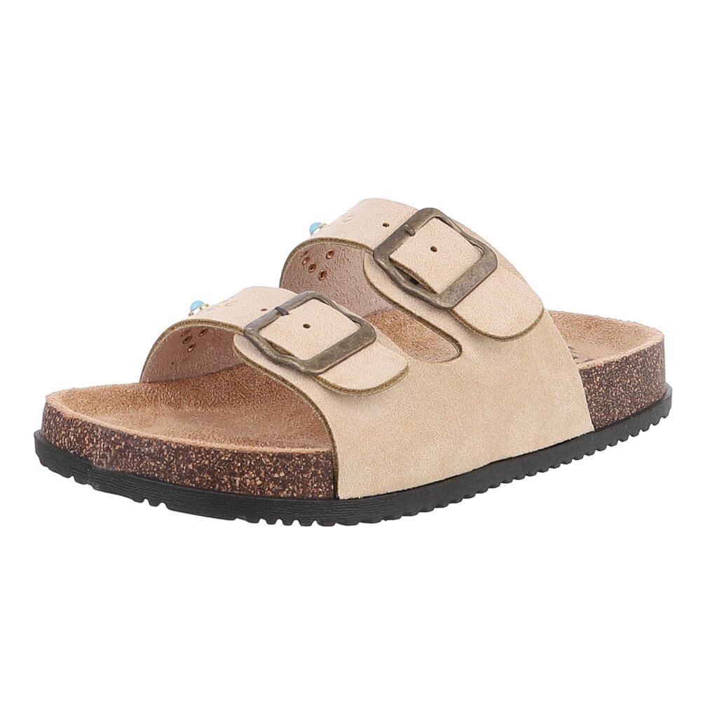 Ital-Design Bequeme Sandalen mit verstellbaren Riemen für Damen Pantolette günstig online kaufen