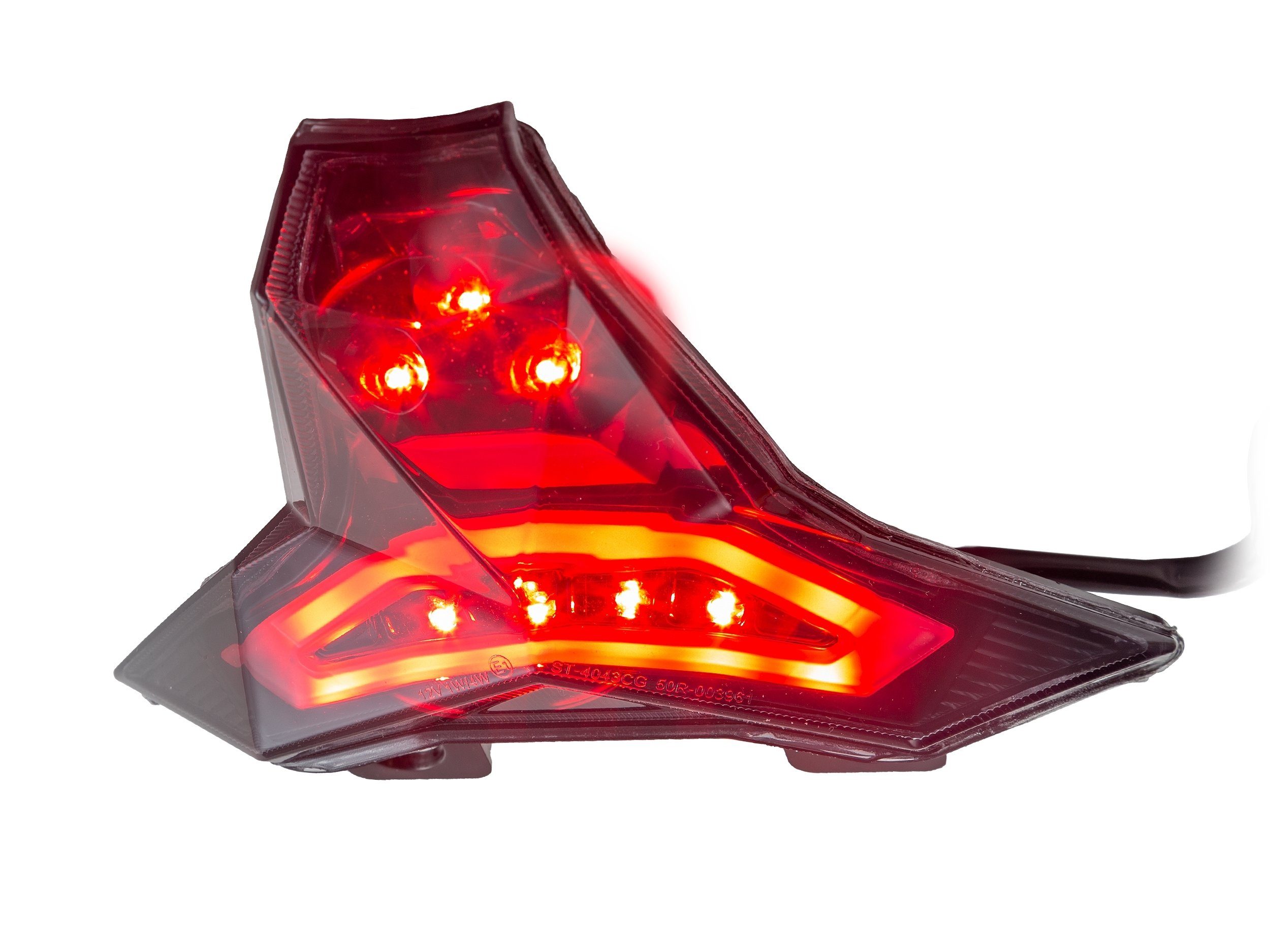 ZIEGER Rückleuchte LED Rücklicht kompatibel mit Kawasaki Ninja 400 / Z400 / Z1000 / ZX-6R