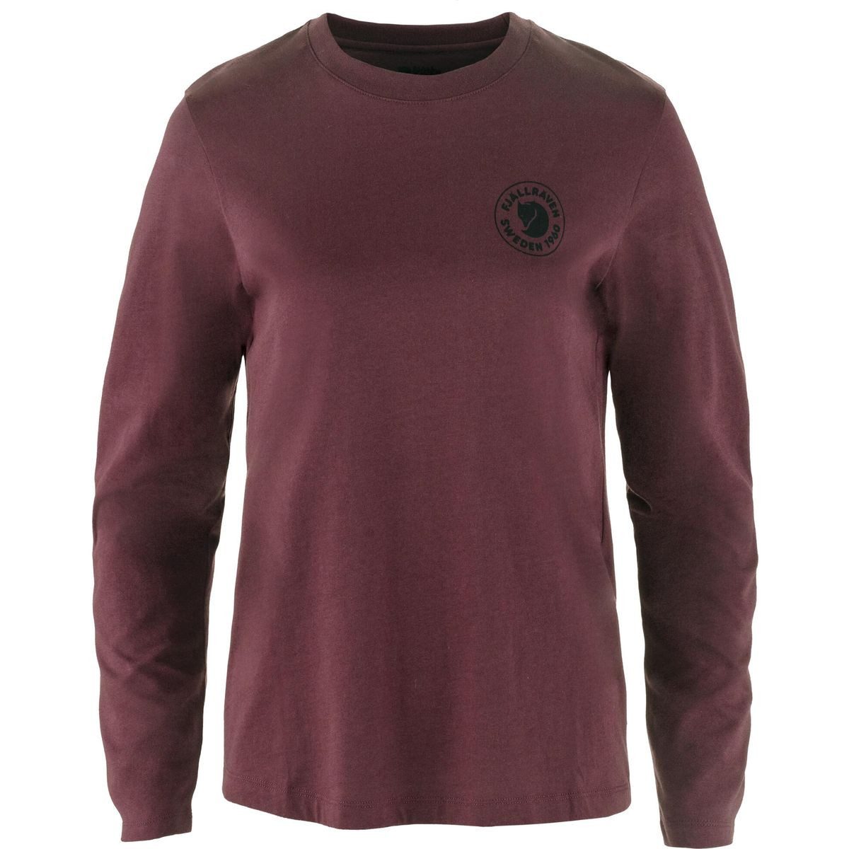 Fjällräven Kurzarmshirt 1960 Logo T-shirt LS W Langärmliges T-Shirt aus weicher Bio-Baumwolle mit klassischem