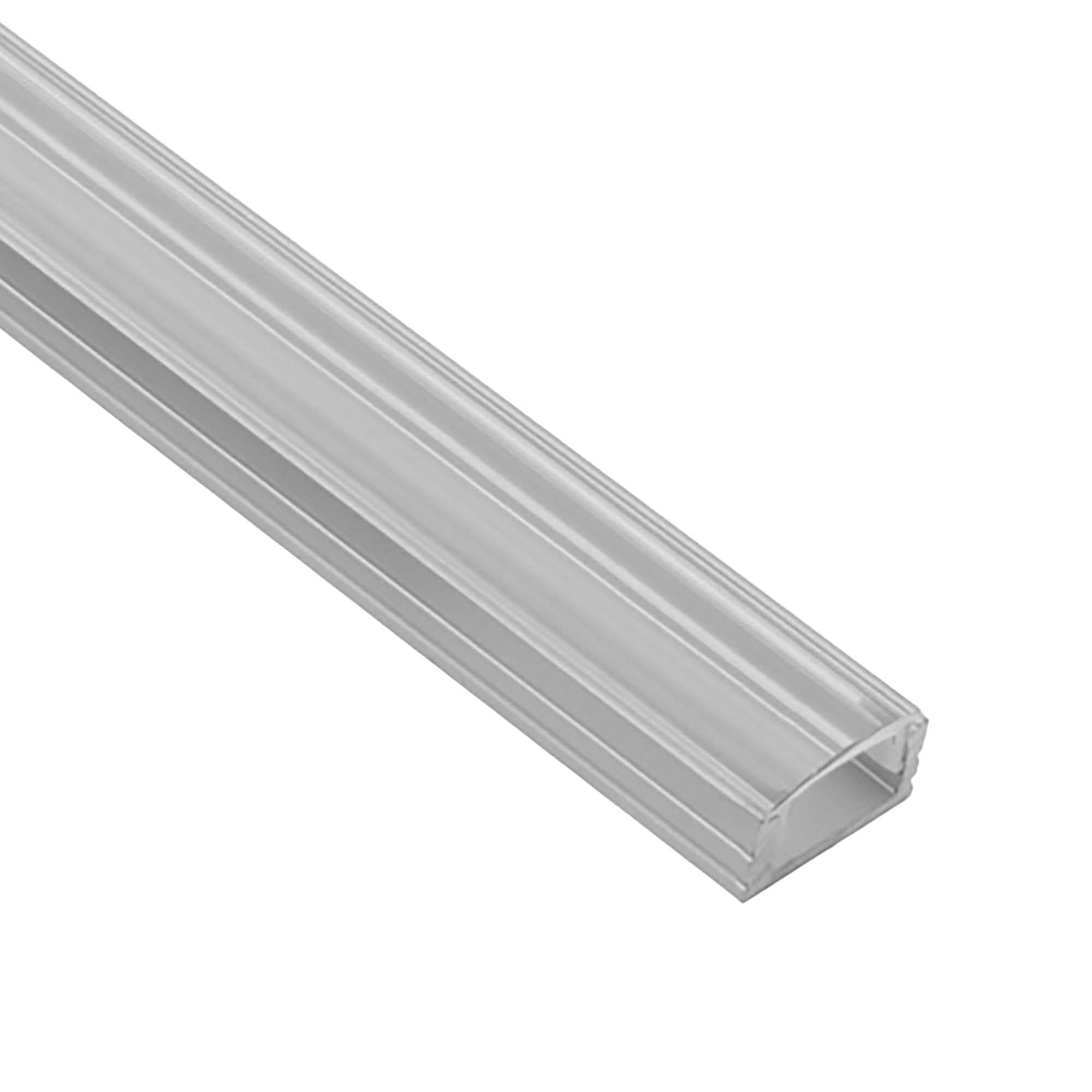 tktrading24 LED-Stripe-Profil A17 LED Aluprofil Silber mit Abdeckung – Premium LED-Profil