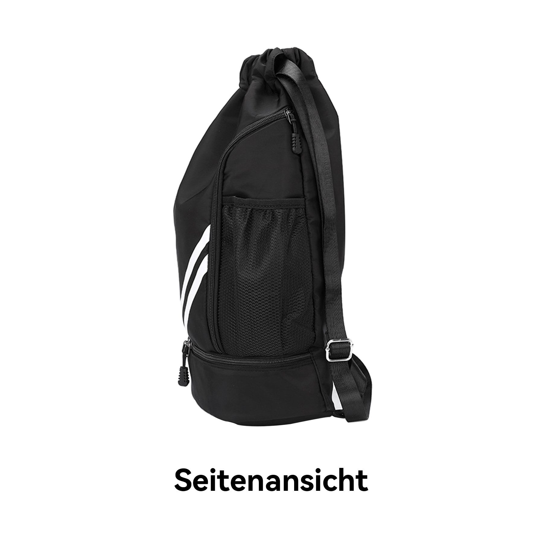 Mutig Freizeittasche Turnbeutel Freizeittasche Sportbeutel Große Kapazität Fußball Tasche (große Kapazität, verstellbar,Mit Ball- und Bodenfach, wasserdicht, Ideal für Damen, Herren, Junioren, Fußball), Herren wasserdichter Rucksack