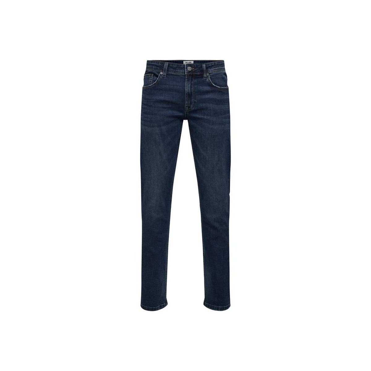 ONLY & SONS (1-tlg) blau Straight-Jeans