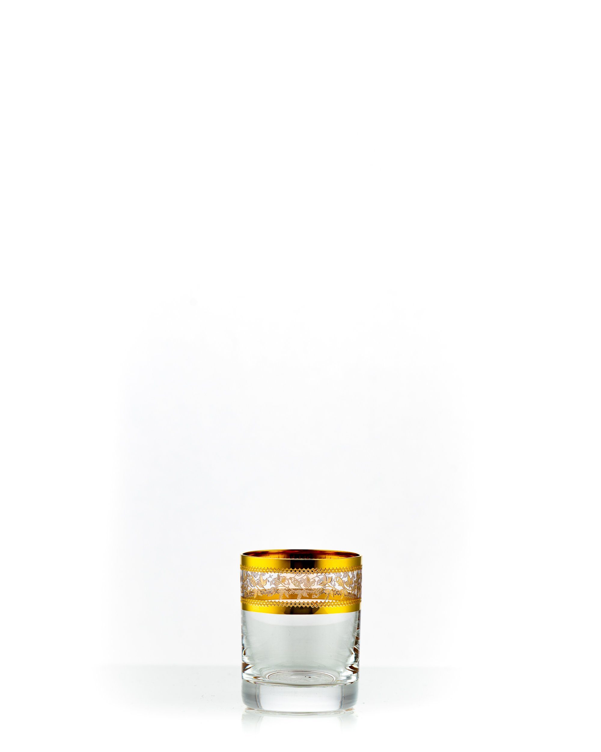 Crystalex Schnapsglas Barline (gold) Келихи для шнапсу 60 ml 6er Set, Kristallglas, Gravur, Kristallglas
